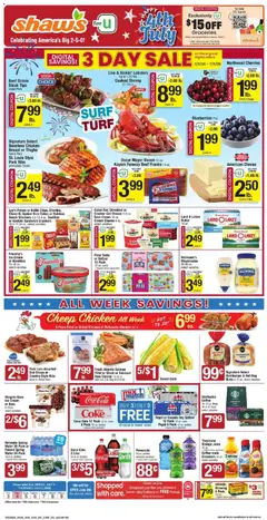 Preview of Shaw's weekly ads valid from 07/03/2026