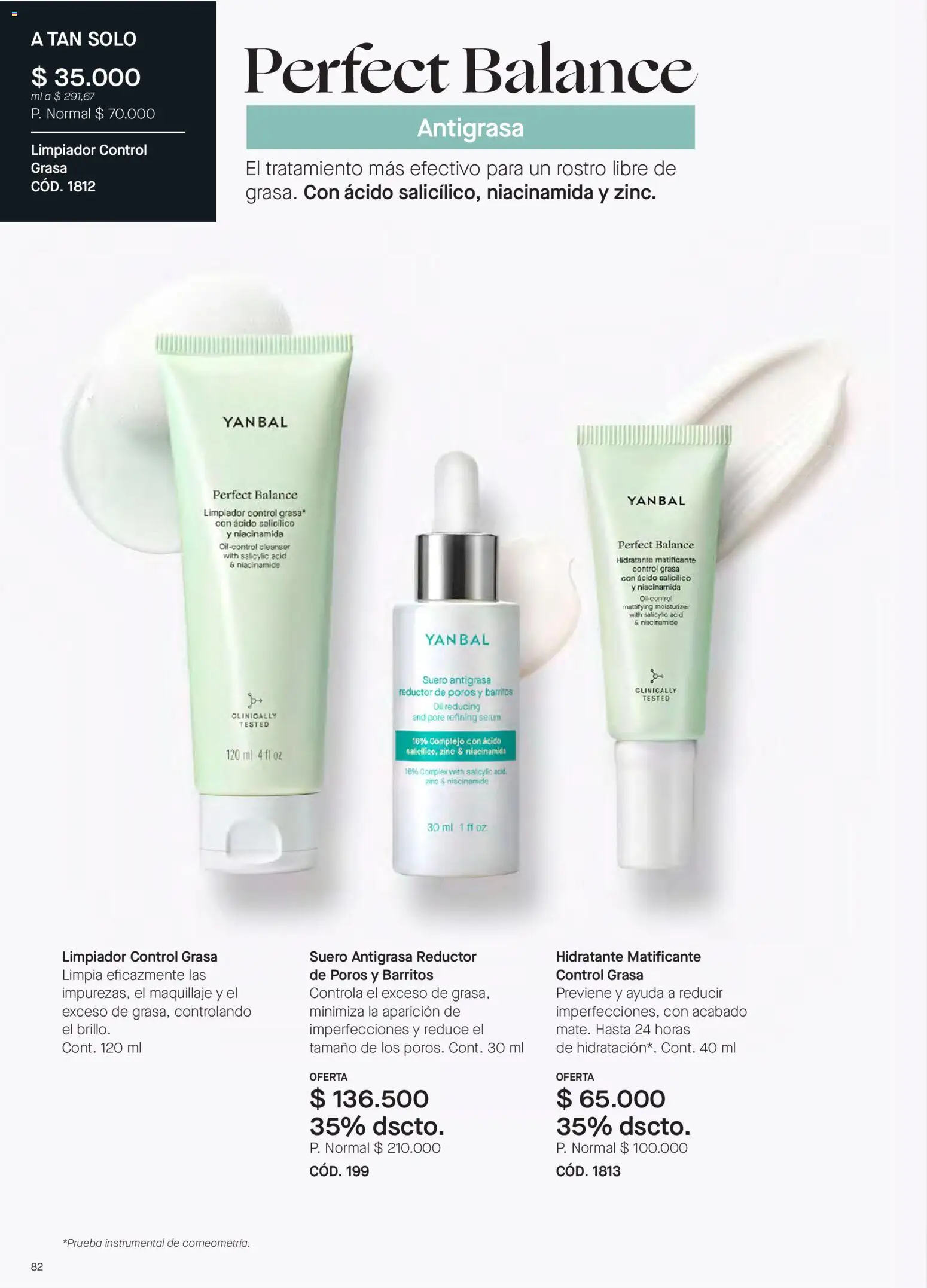 Yanbal revista - valida desde el 15/08/2026 | Página: 82 | Productos: Antigrasa, Serum, Limpiador, Maquillaje