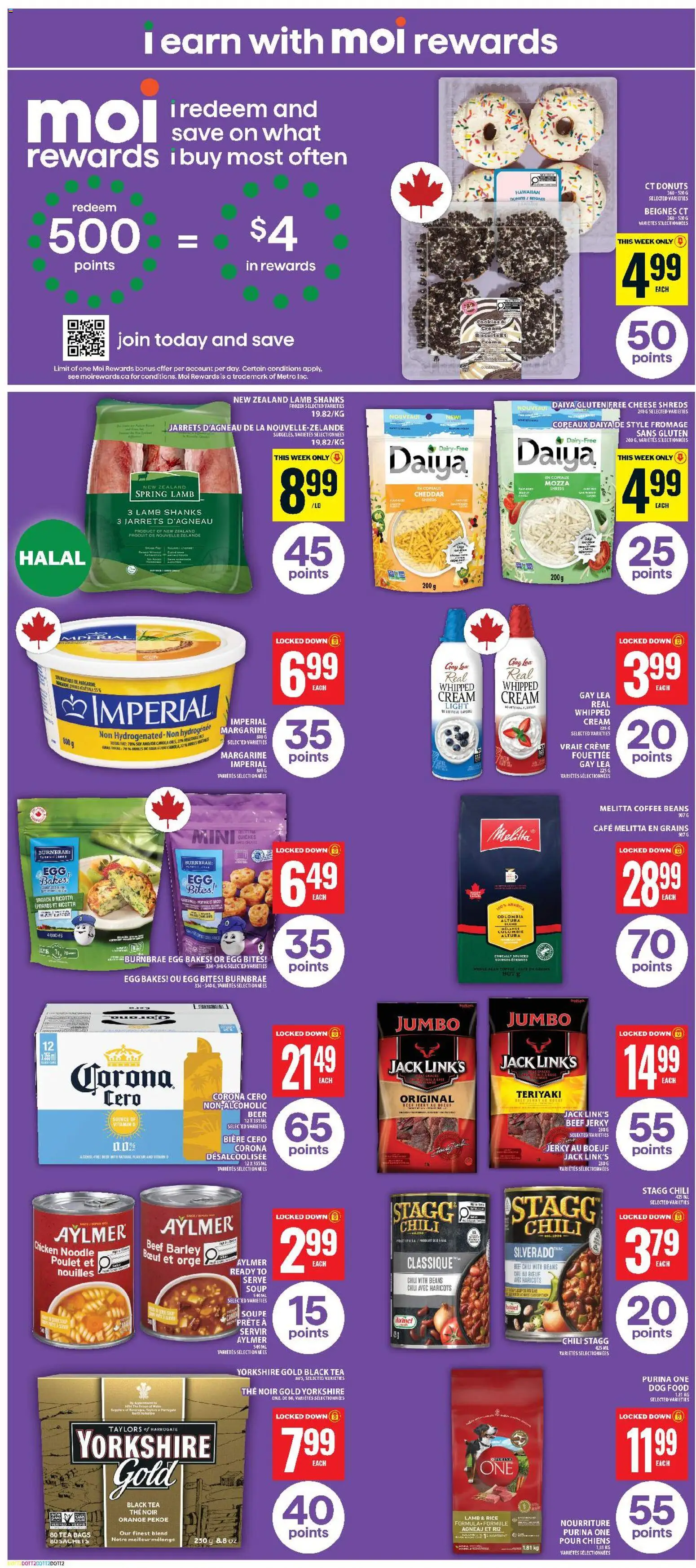 Food Basics flyer valid from Aug 13, 2026 | Page: 12 | Products: Grains, Margarine, Food, Chicken