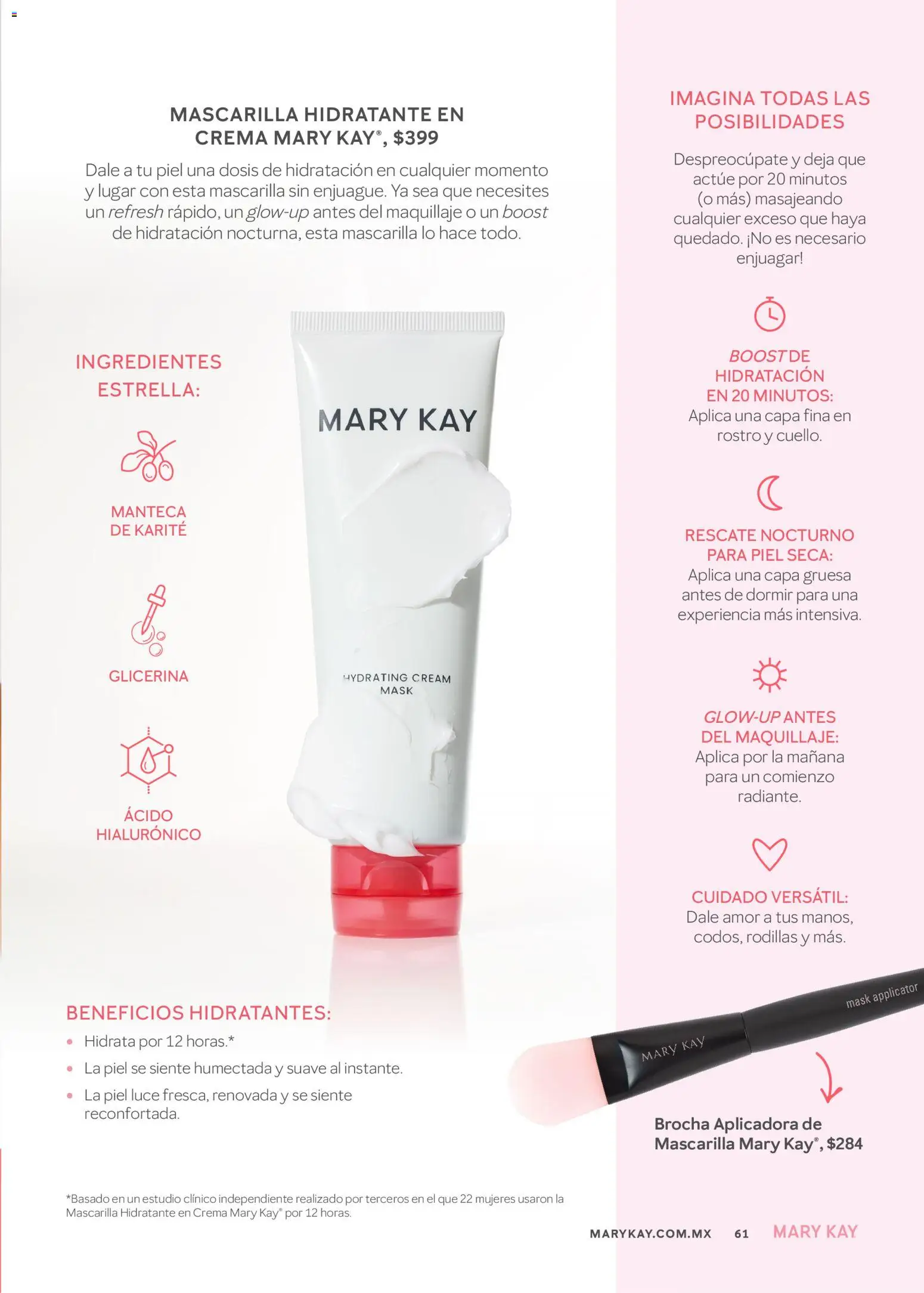 Nuevas ofertas de Mary Kay válidas en toda la República Mexicana desde el 01.04.2026. ¡Encuentra las mejores ofertas en Catálogo Mary Kay Abril 2026! | Página: 61 | Productos: Crema, Mascarilla, Maquillaje