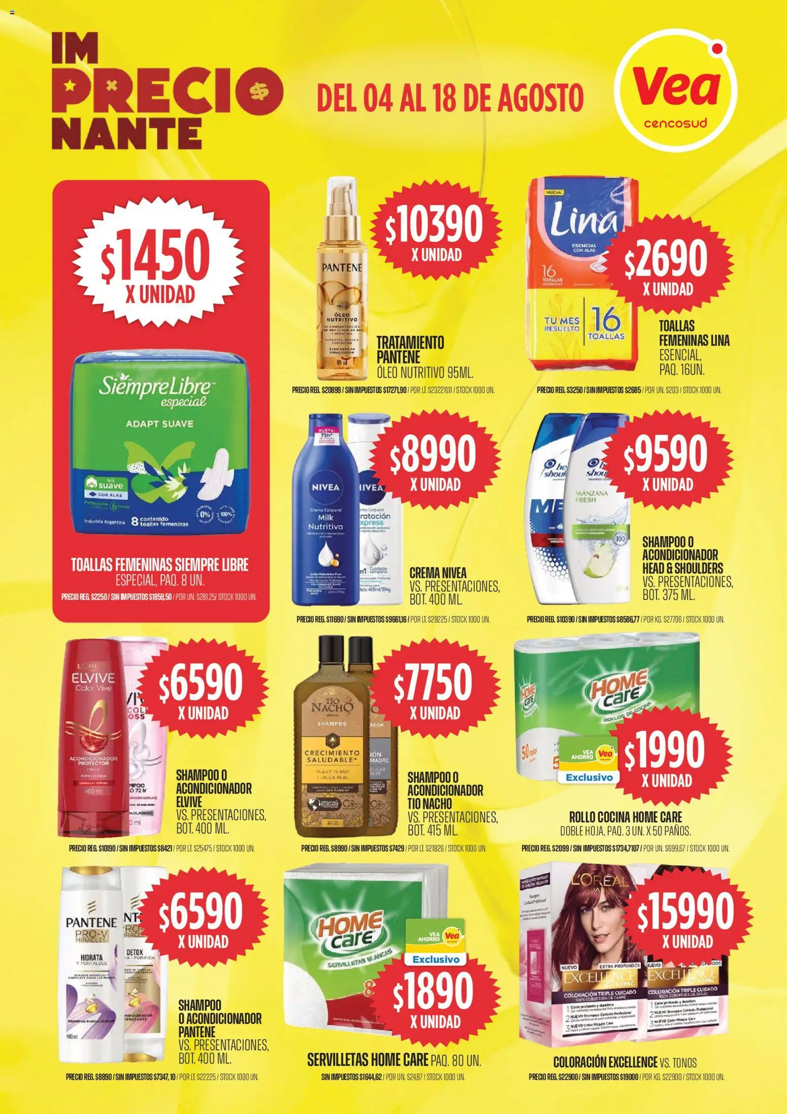 Vea ofertas │ válido desde el 04/08/2026 | Página: 14 | Productos: Toallas, Servilletas, Manzana, Crema