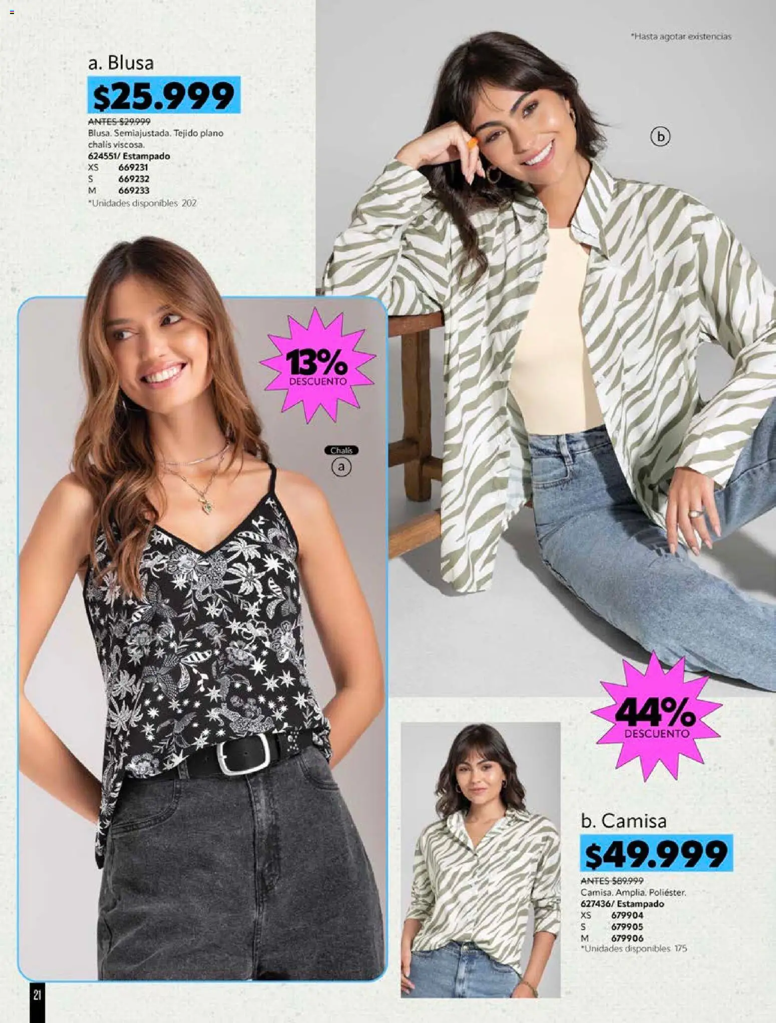 Pacifika revista - valida desde el 18/10/2026 | Página: 226 | Productos: Camisa, Blusa