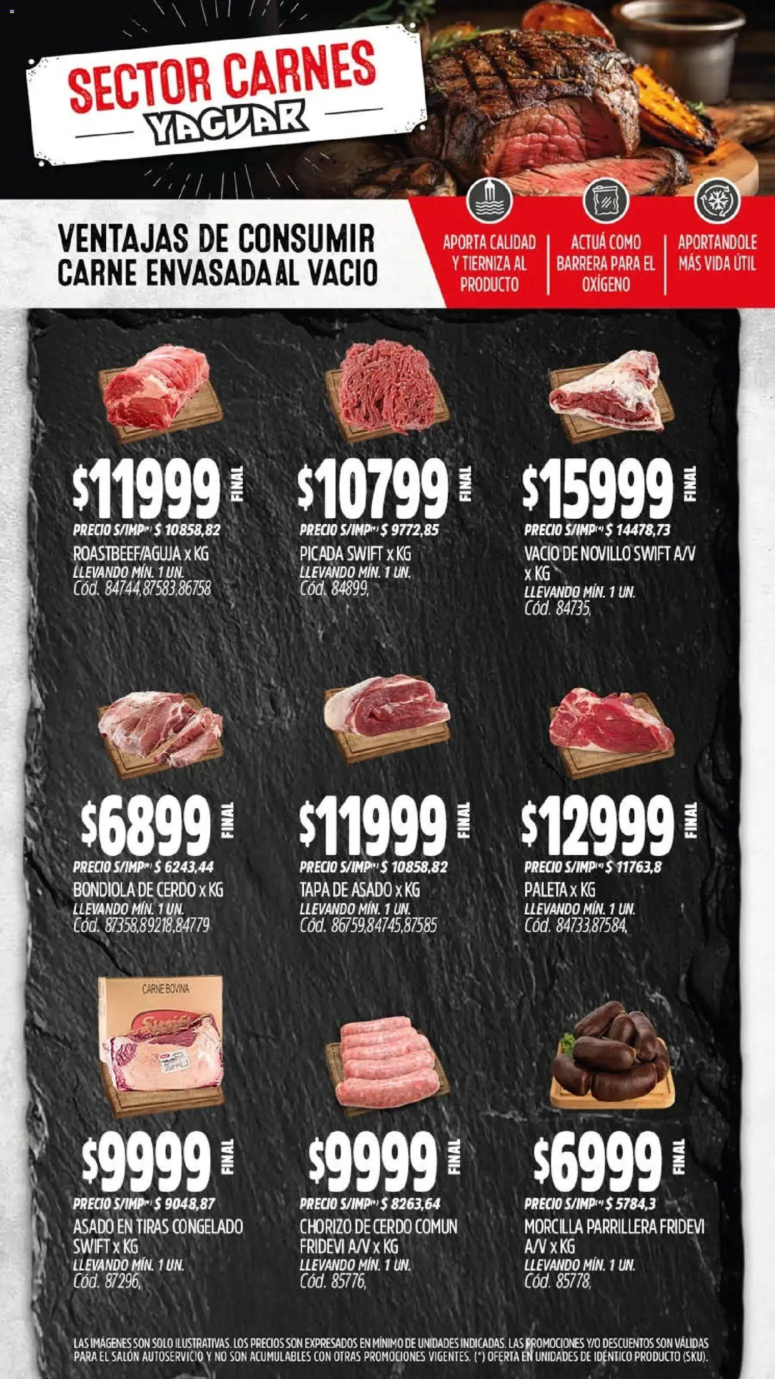 Yaguar - Oferta Semanal Trelew │ válido desde el 11.05.2026 | Página: 5 | Productos: Paleta, Chorizo, Morcilla, Cerdo