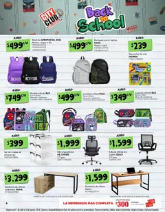 Vista previa de City Club catálogo, nuevo folleto de la tienda, válido en México a partir del 01/07/2026 | Página: 6 | Productos: Mochila, Silla, Escritorio