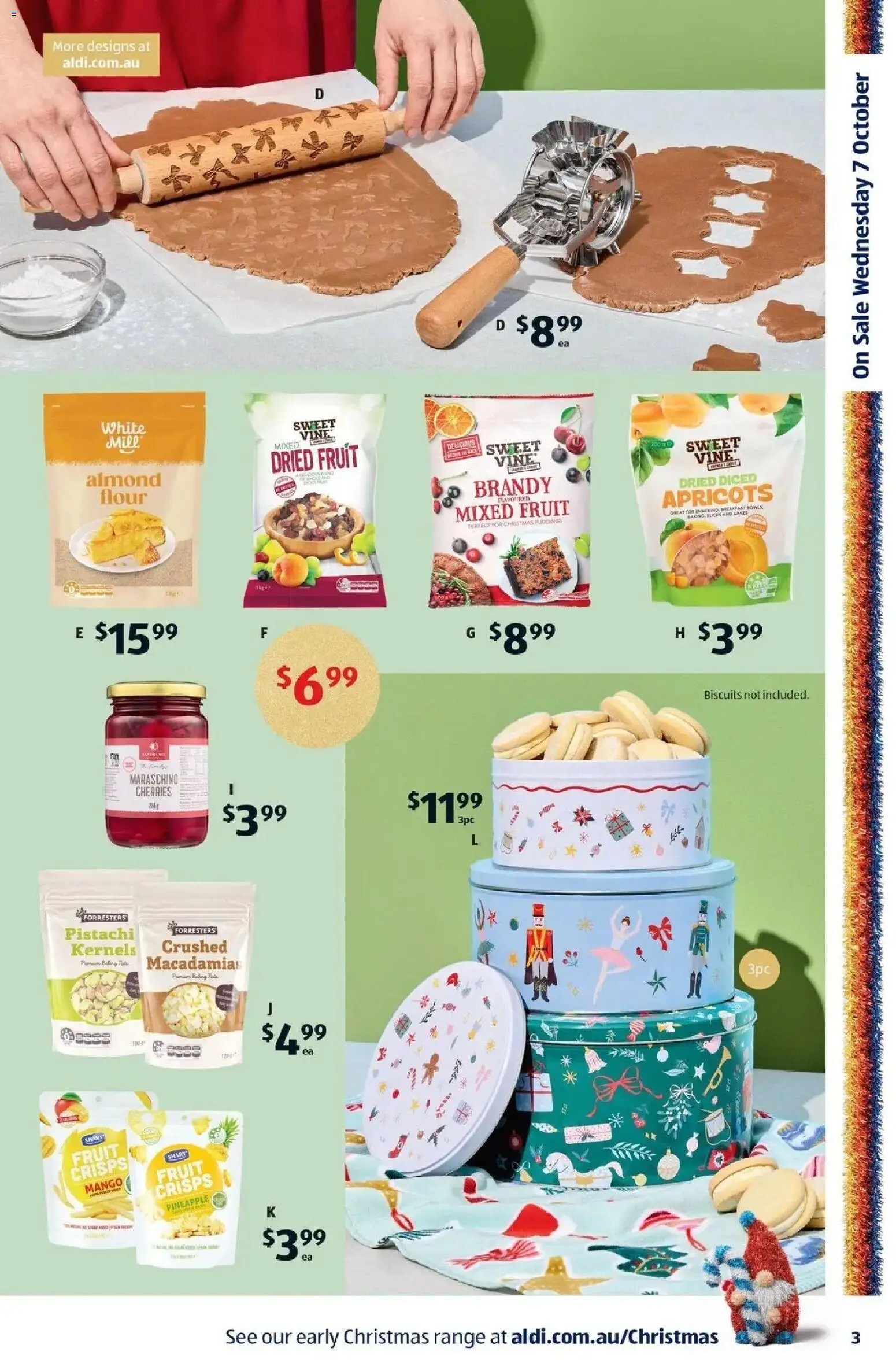 Aldi catalogue - valid from 07/10/2026 | Page: 3 | Products: Flour, Mango, Fruit, Bag