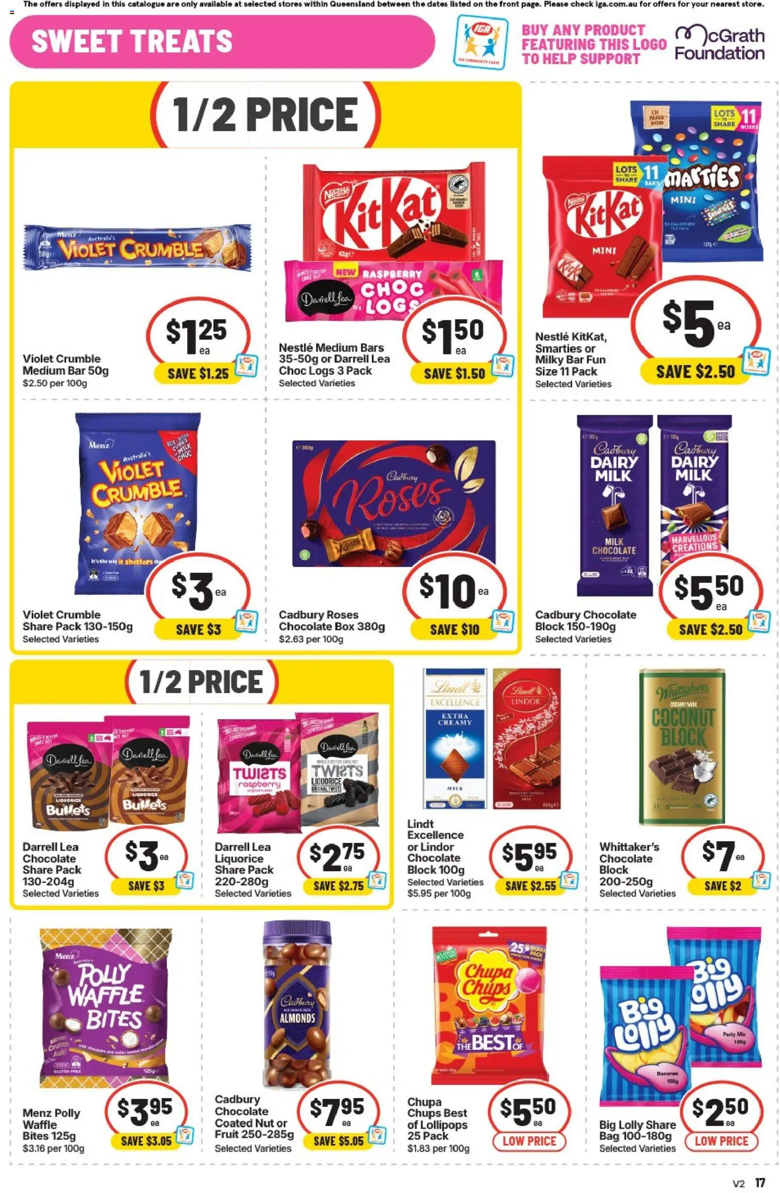 IGA catalogue - valid from 16/09/2026 | Page: 14 | Products: Box, Dairy, Chips, Lindor