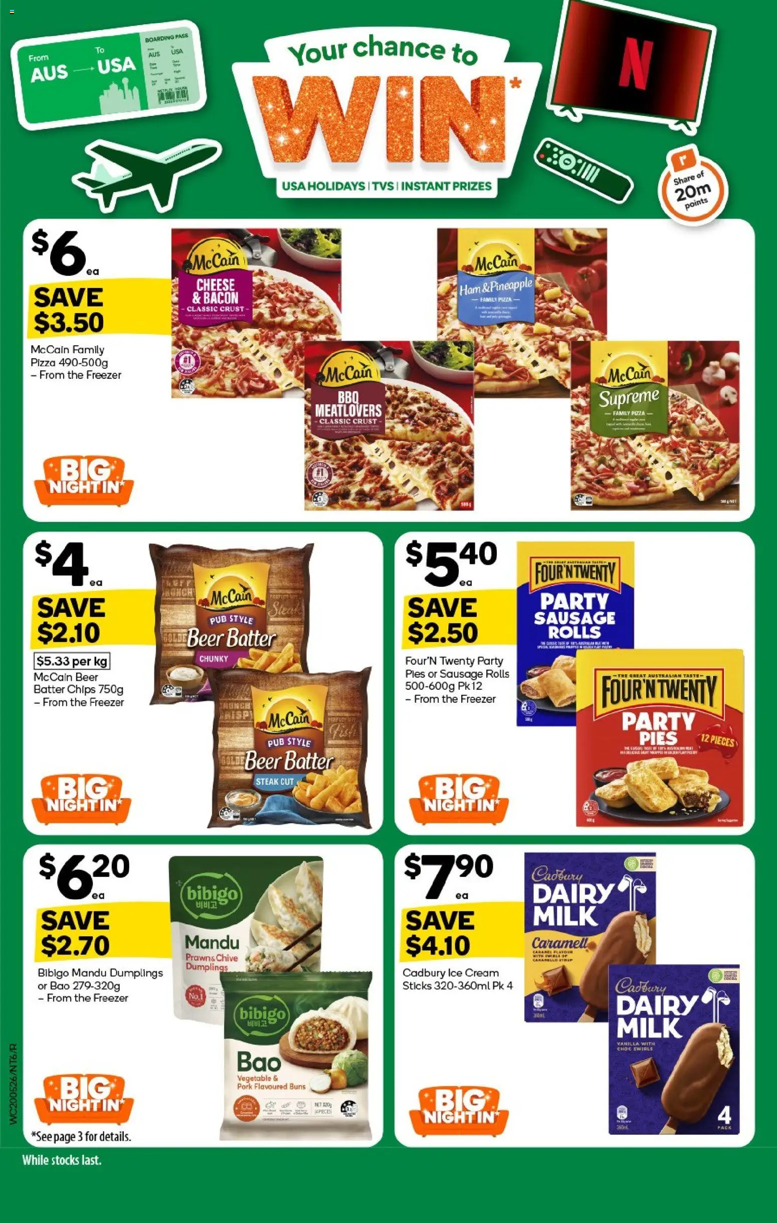 Woolworths catalogue - valid from 20.05.2026 | Page: 6 | Products: Bacon, Beer, Chips, Cream