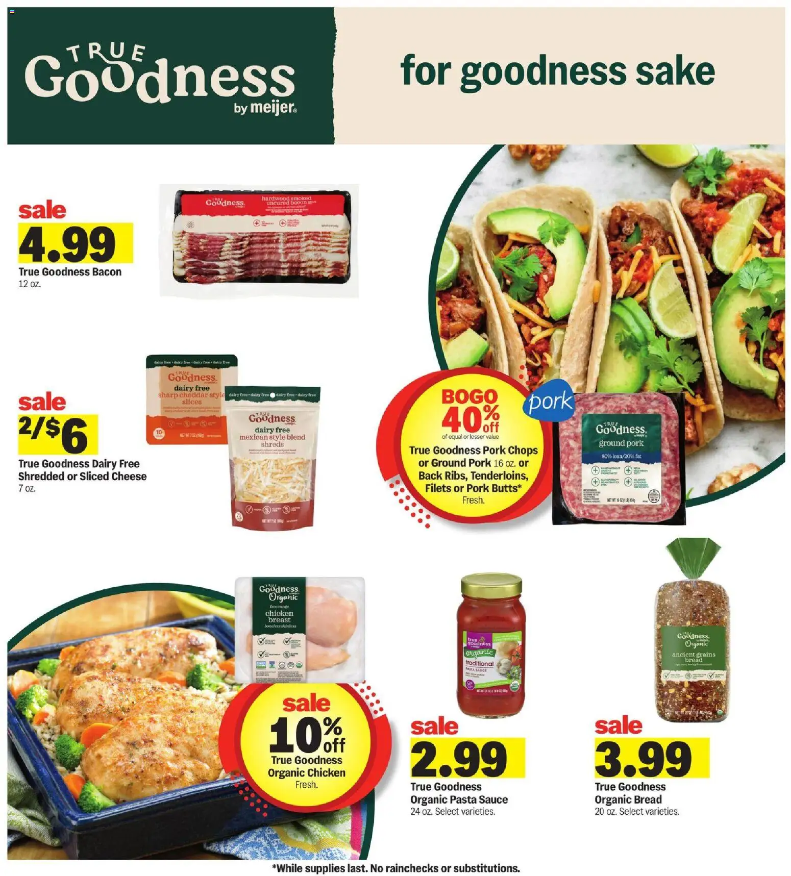 Meijer Weekly Ad - valid from 15.04.2026 | Page: 14 | Products: Cheese, Bread, Pork, Sauce
