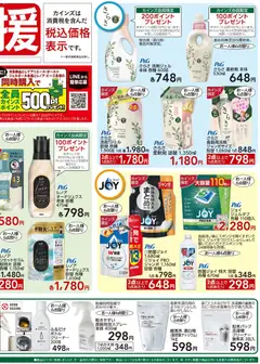 23.05.2026から有効なオファーを含む カインズ ホーム - 生活応援 | ページ: 2 | 製品: 柔軟剤, 洗剤, 洗濯用洗剤