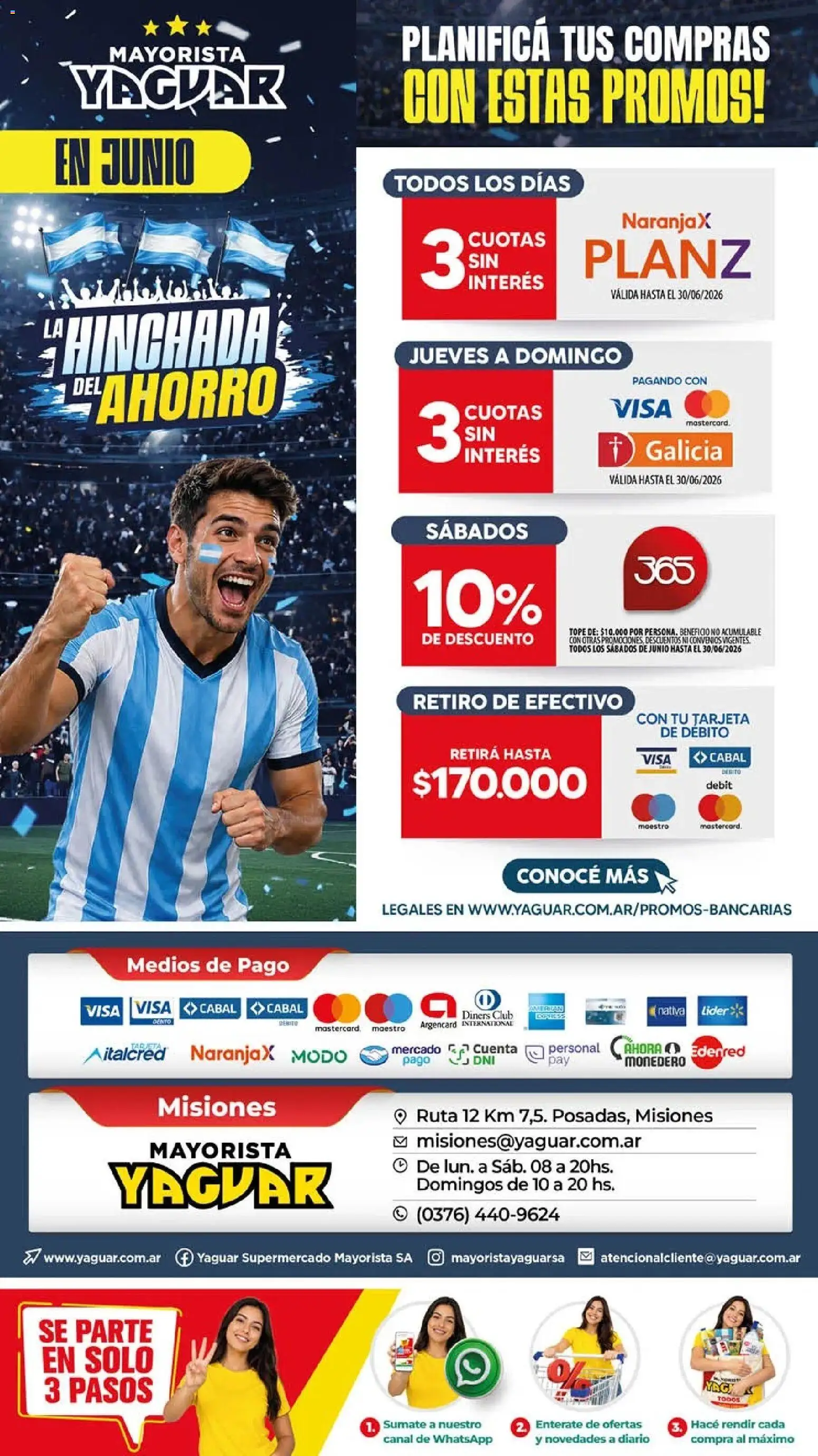 Yaguar - Oferta Semanal Misiones │ válido desde el 15.06.2026 | Página: 20 | Productos: Monedero