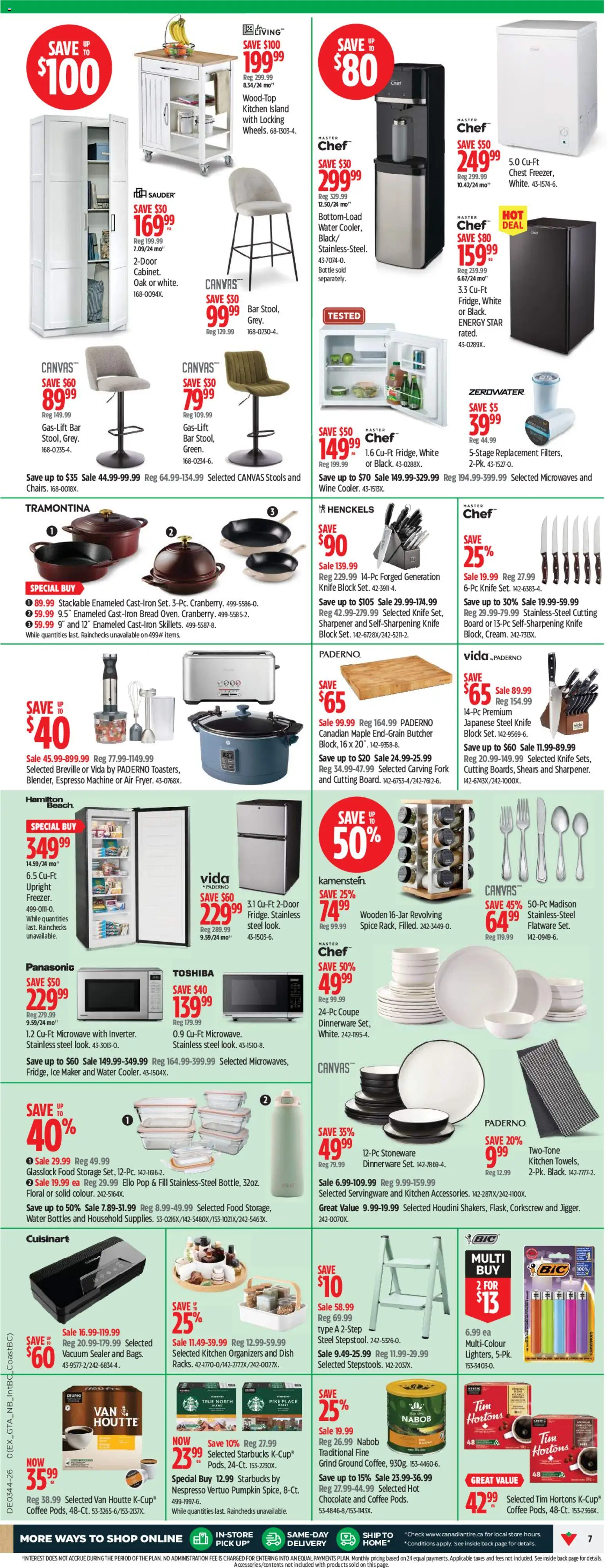 Canadian Tire flyer valid from Oct 29, 2026 | Page: 7