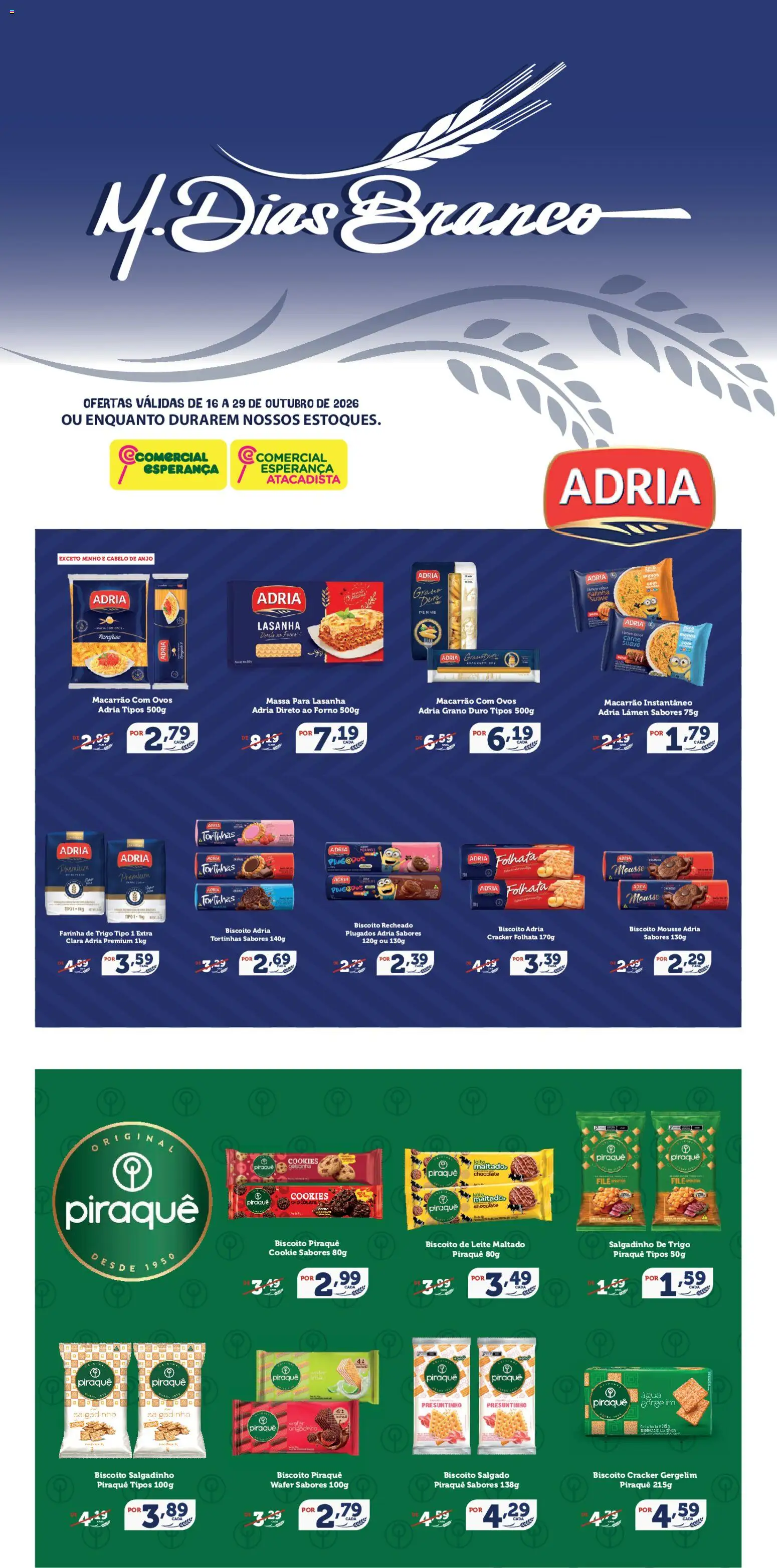 Comercial Esperança Folheto - válido de 16/10/2026 | Página: 1