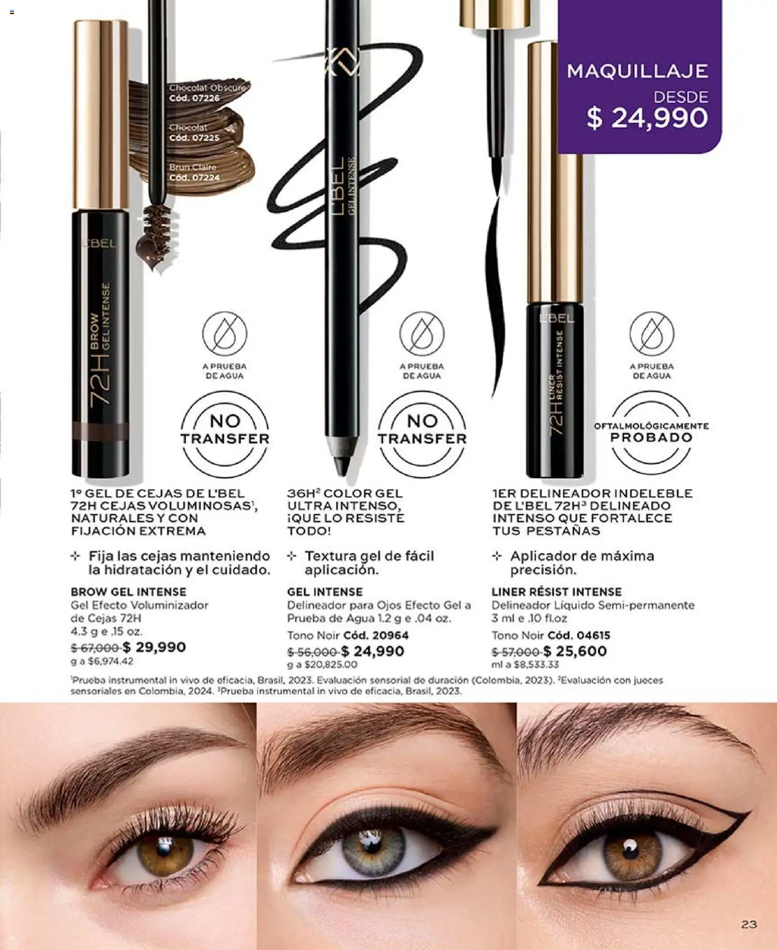L'Bel revista - valida desde el 13.04.2026 | Página: 25 | Productos: Agua, Maquillaje, Delineador