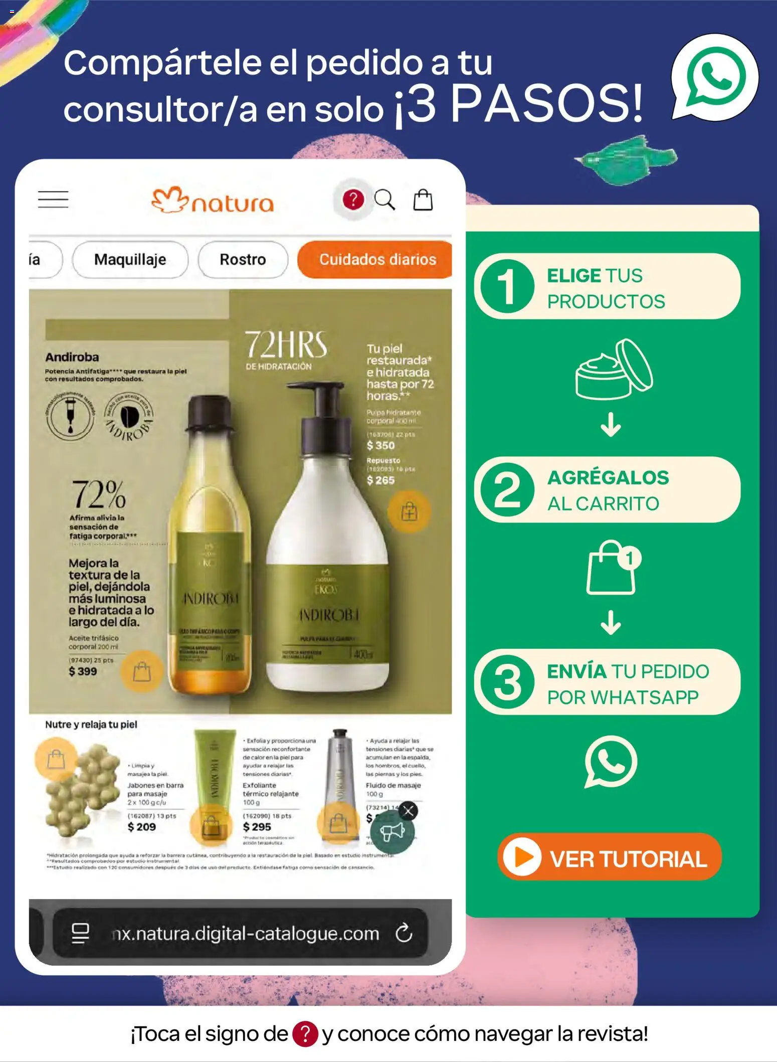 Nuevas ofertas de Natura válidas en toda la República Mexicana desde el 02/10/2026. ¡Encuentra las mejores ofertas en Natura campaña  15 2026! | Página: 2 | Productos: Aceite, Barra, Maquillaje, Revista