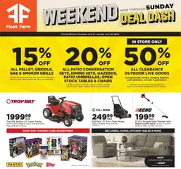 Preview of Mills Fleet Farm weekly ads valid from 06/25/2026 | Page: 2 | Products: Trimmer, Box