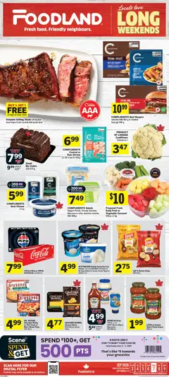 Preview of Foodland weekly flyer / circulaire from shop Foodland valid from Sep 3, 2026