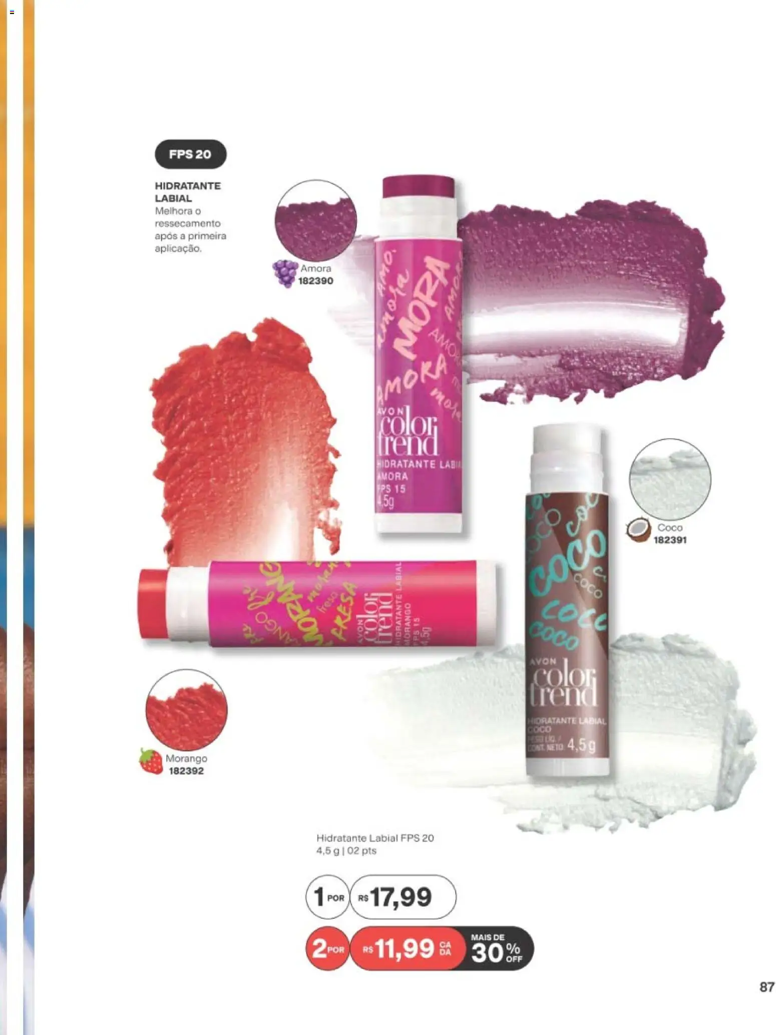 Avon Folheto - válido de 29/06/2026 | Página: 87 | Produtos: Coco