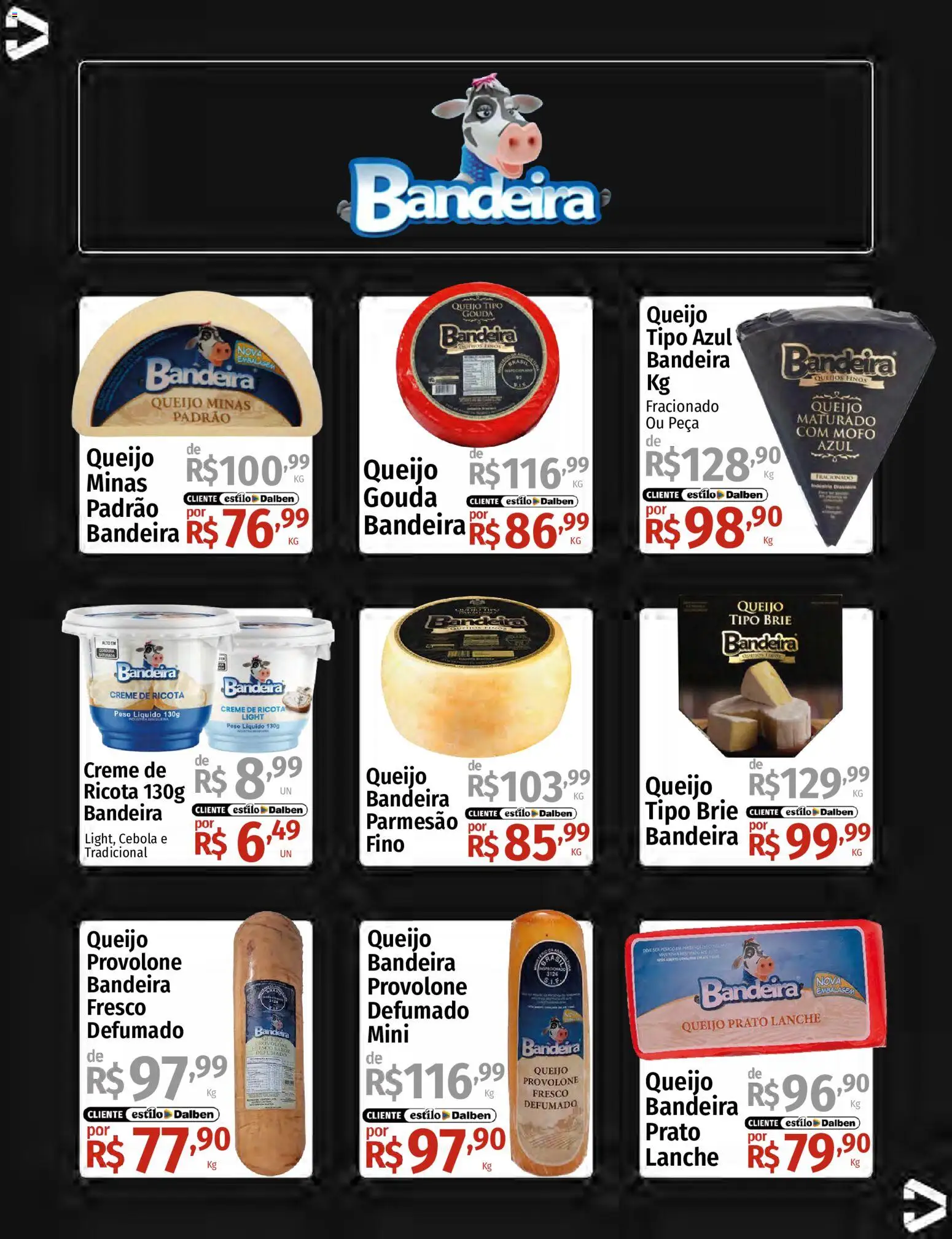 Supermercado Dalben Folheto - válido de 18.05.2026 | Página: 21 | Produtos: Cebola, Provolone, Parmesão, Ricota