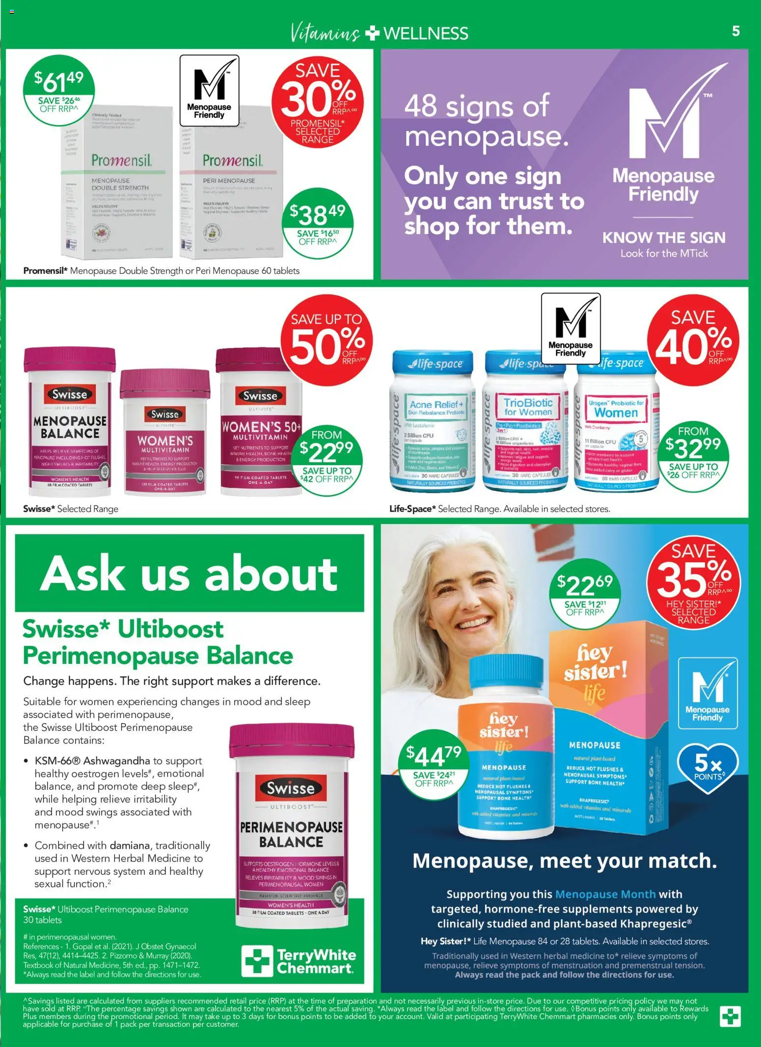 Terry White catalogue - valid from 01/10/2026 | Page: 5 | Products: Dairy, Ashwagandha, Tablet, Nutrients