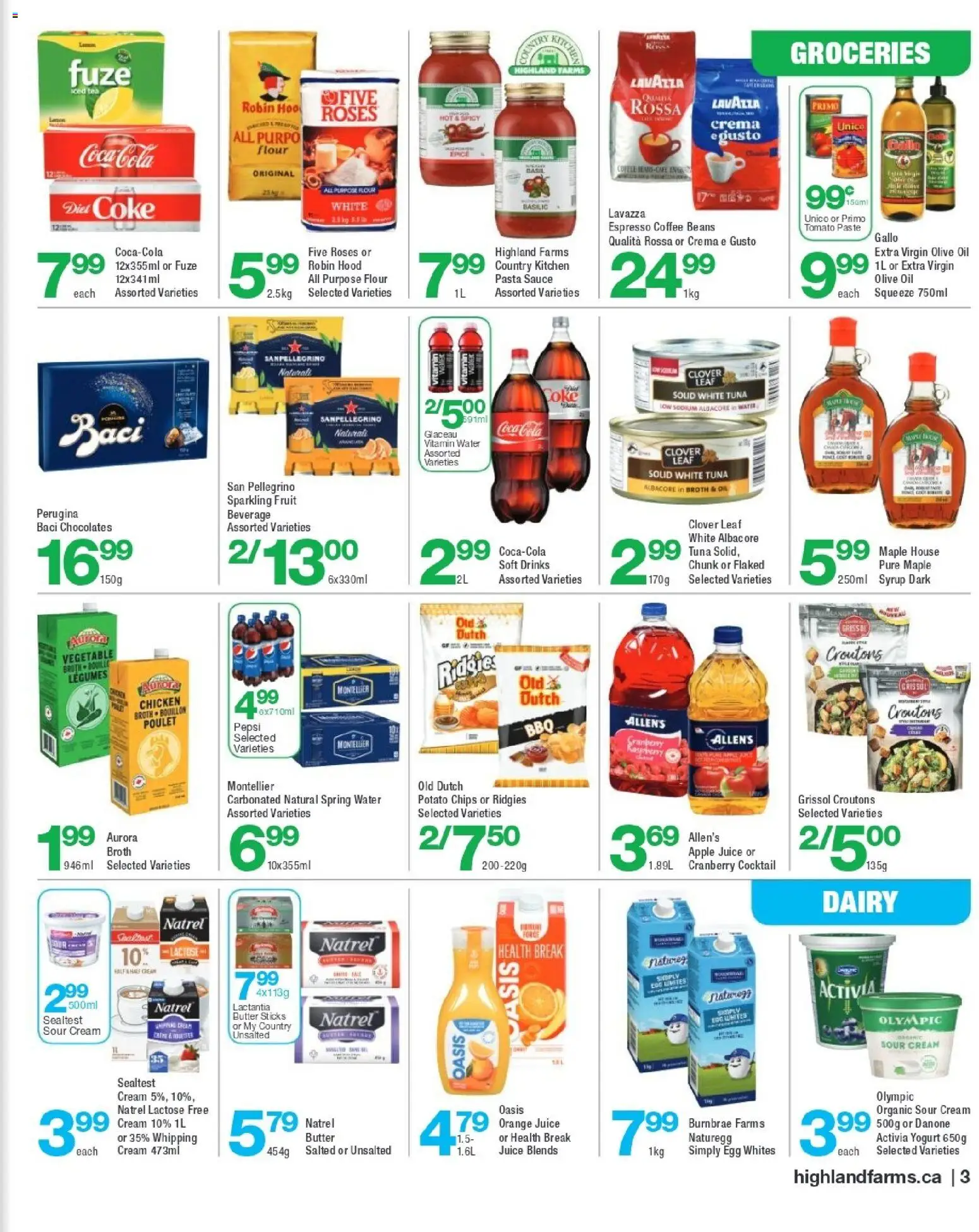 Highland Farms flyer valid from Oct 1, 2026 | Page: 3