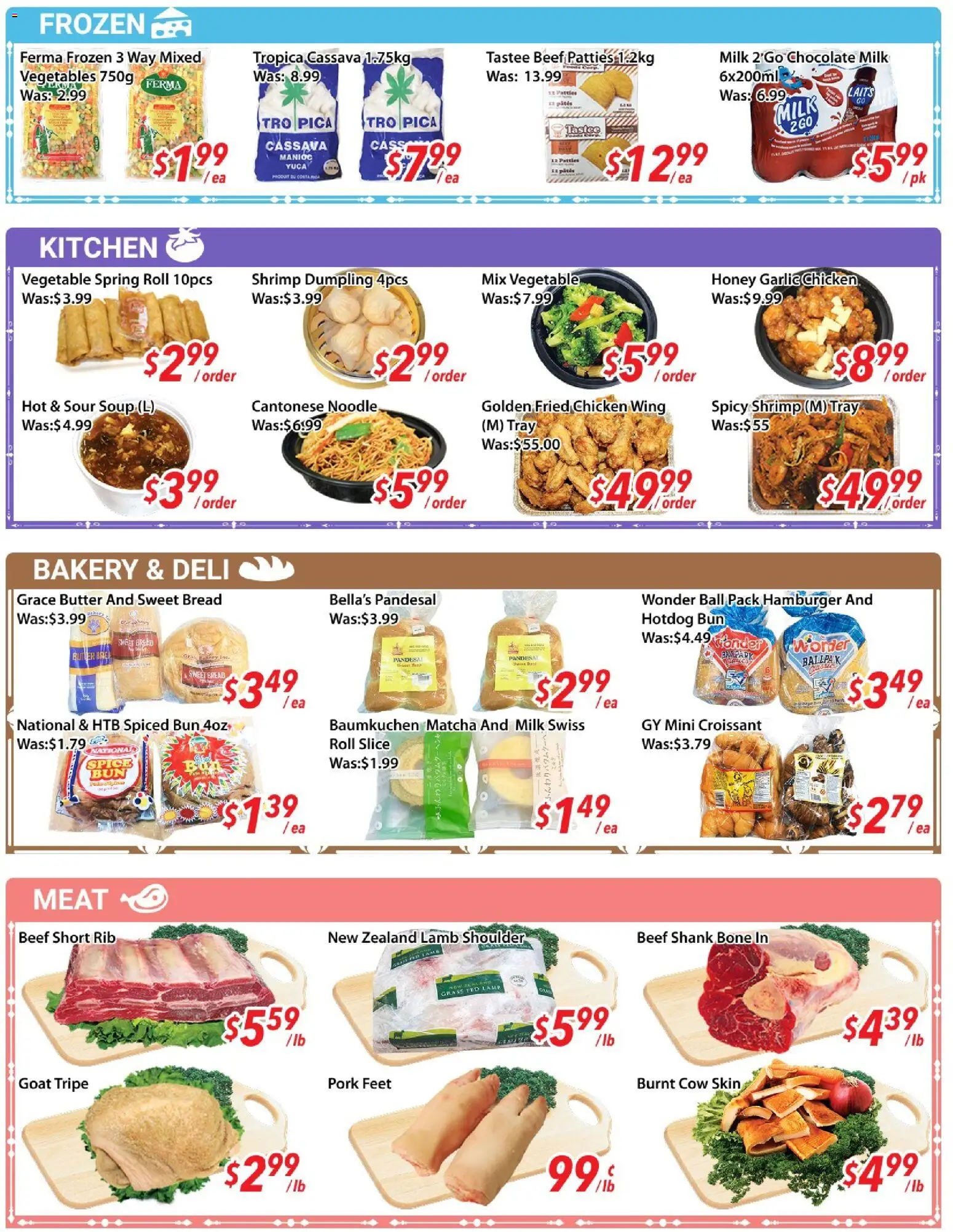 Ample Food Market flyer valid from 01.05.2026 | Page: 4 | Products: Bakery, Butter, Chicken, Pork