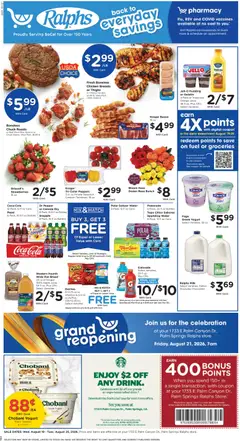Preview of Ralphs weekly ads valid from 08/19/2026