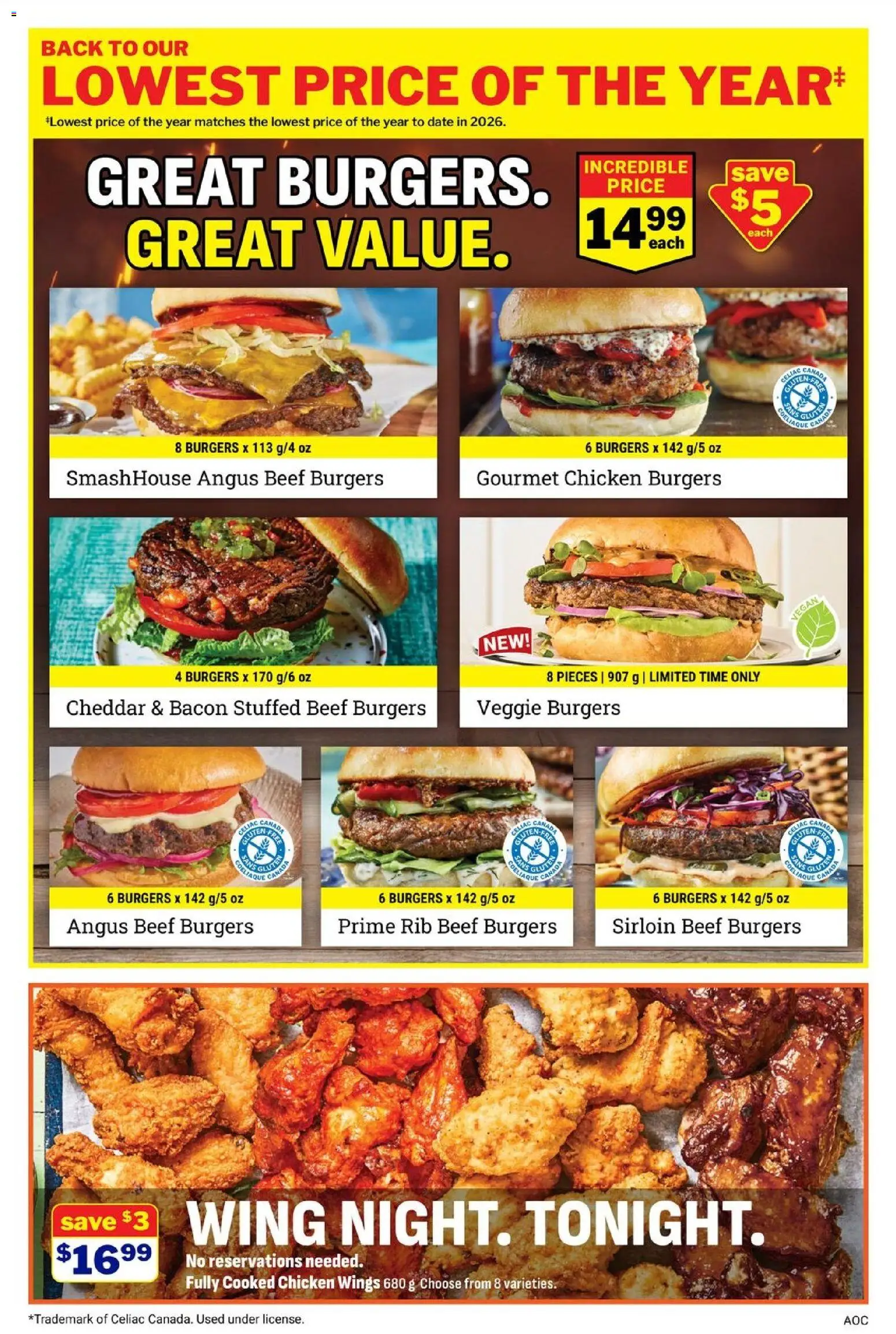 M&M Food Market flyer valid from Aug 27, 2026 | Page: 2 | Products: Beef, Bacon, Burgers, Cheddar