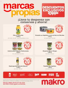 Makro catálogo -  Vista previa de la revista de la tienda Makro valido desde el 05.06.2026 | Página: 11 | Productos: Esparragos, Ensalada, Atún, Maiz