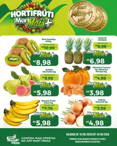 Mart Minas ofertas Hortifruti - Pré-Visualização do folheto da loja Mart Minas, válido de 10.06.2026