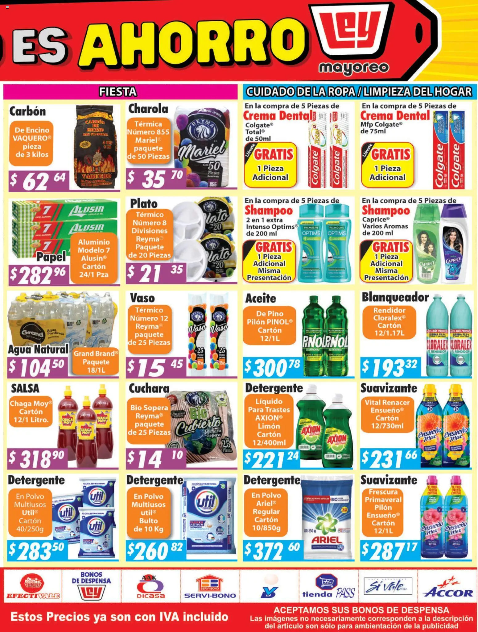Nuevas ofertas de Casa Ley válidas en toda la República Mexicana desde el 29/06/2026. ¡Encuentra las mejores ofertas en Casa Ley folleto Frontera! | Página: 4 | Productos: Detergente, Crema, Limón, Polvo