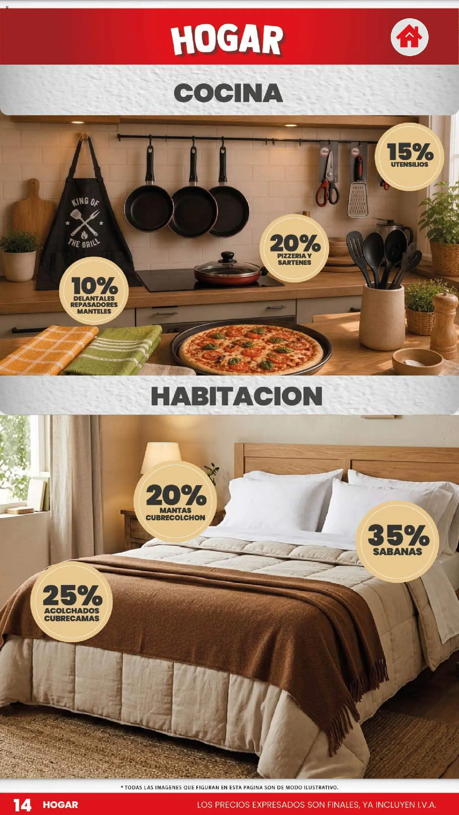 Makro ofertas │ válido desde el 07.05.2026 | Página: 14 | Productos: Cocina, Sabanas