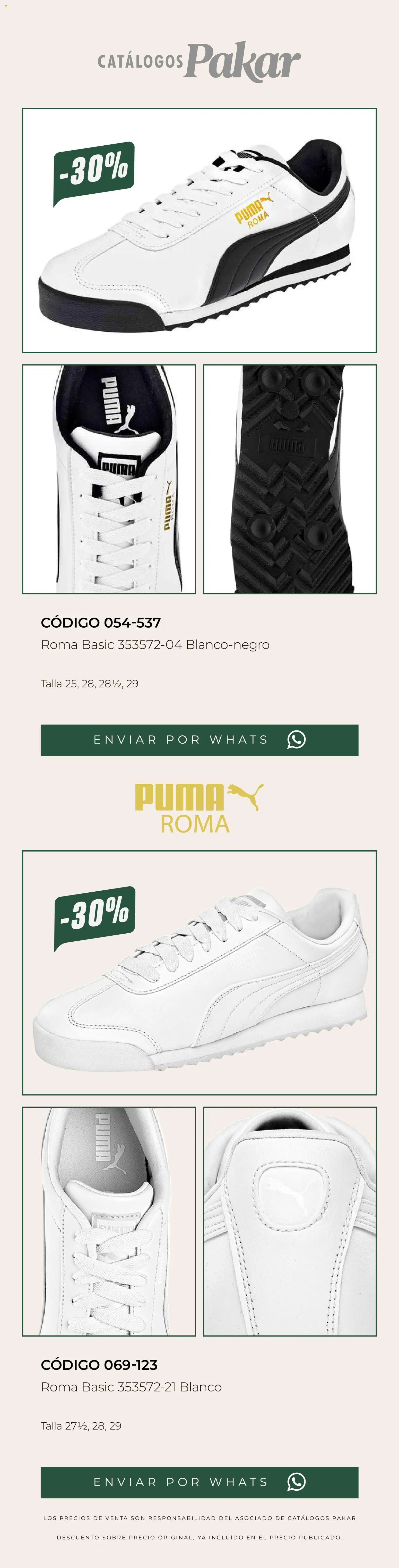 Nuevas ofertas de SC Pakar válidas en toda la República Mexicana desde el 13.03.2026. ¡Encuentra las mejores ofertas en SC Pakar catálogo Últimos pares premium ! | Página: 68 | Productos: Sobre