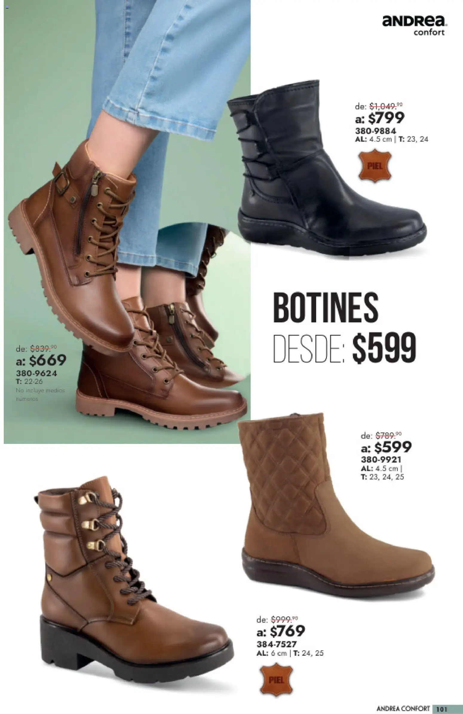 Nuevas ofertas de Andrea válidas en toda la República Mexicana desde el 26/07/2026. ¡Encuentra las mejores ofertas en Andrea catálogo Outlet! | Página: 101