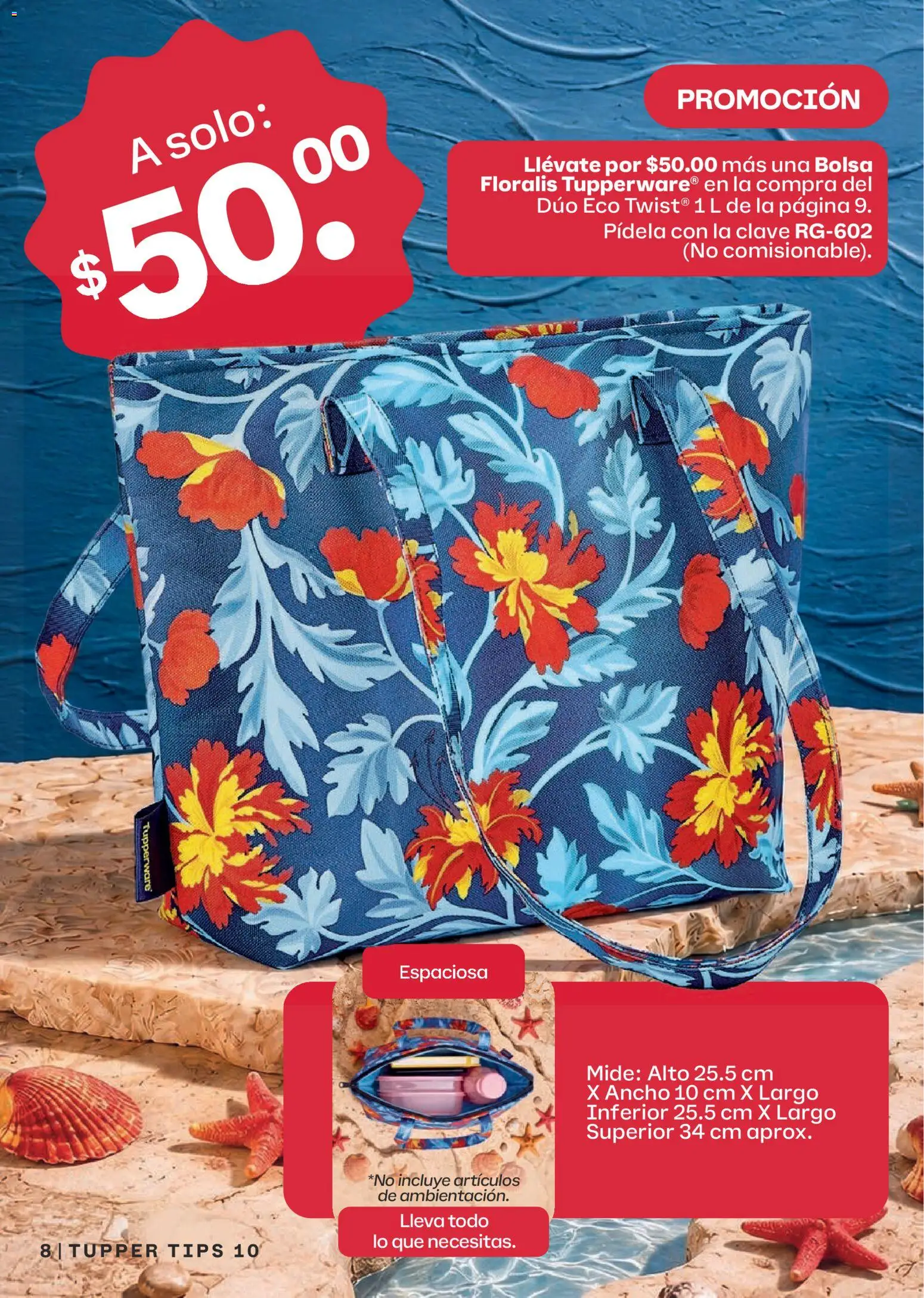 Nuevas ofertas de Tupperware válidas en toda la República Mexicana desde el 07/09/2026. ¡Encuentra las mejores ofertas en Tupperware catálogo! | Página: 8 | Productos: Bolsa, Tupper