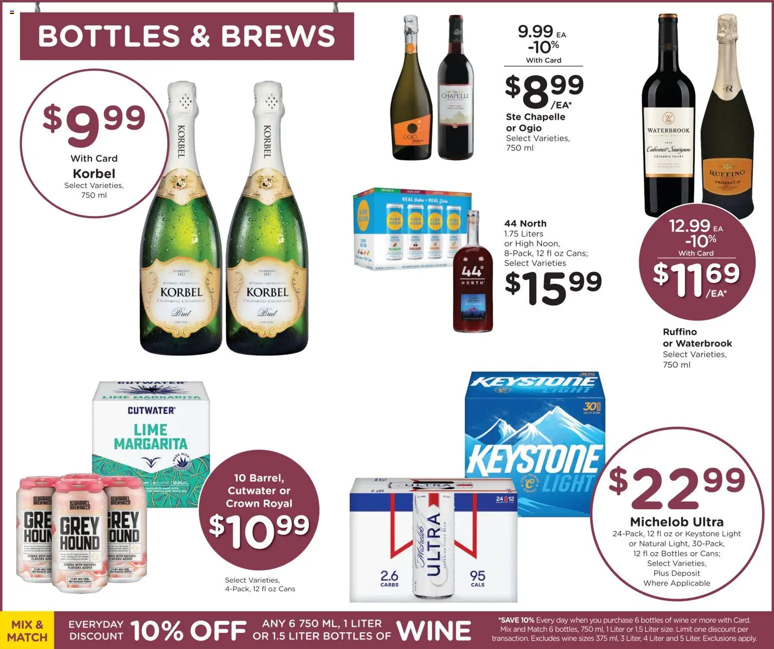 Fred Meyer Weekly Ad - valid from 17.06.2026 | Page: 13 | Products: Juice, Wine, Tea, Lime