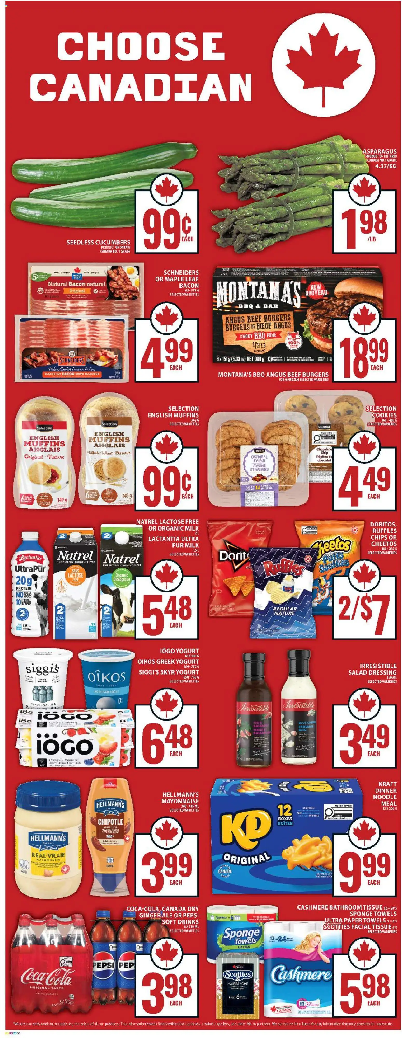 Food Basics flyer valid from 11.06.2026 | Page: 14 | Products: Beef, Chips, Cookies, Salad