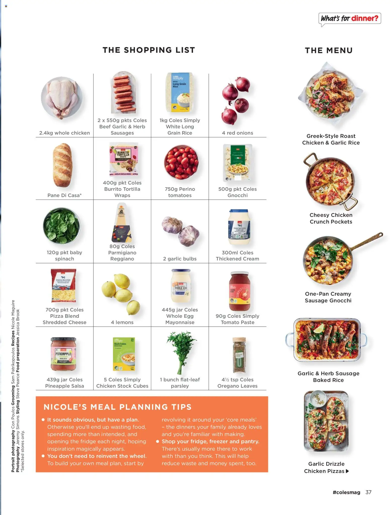 Coles catalogue - valid from 01/09/2026 | Page: 37 | Products: Herb, Sausages, Roast, Freezer