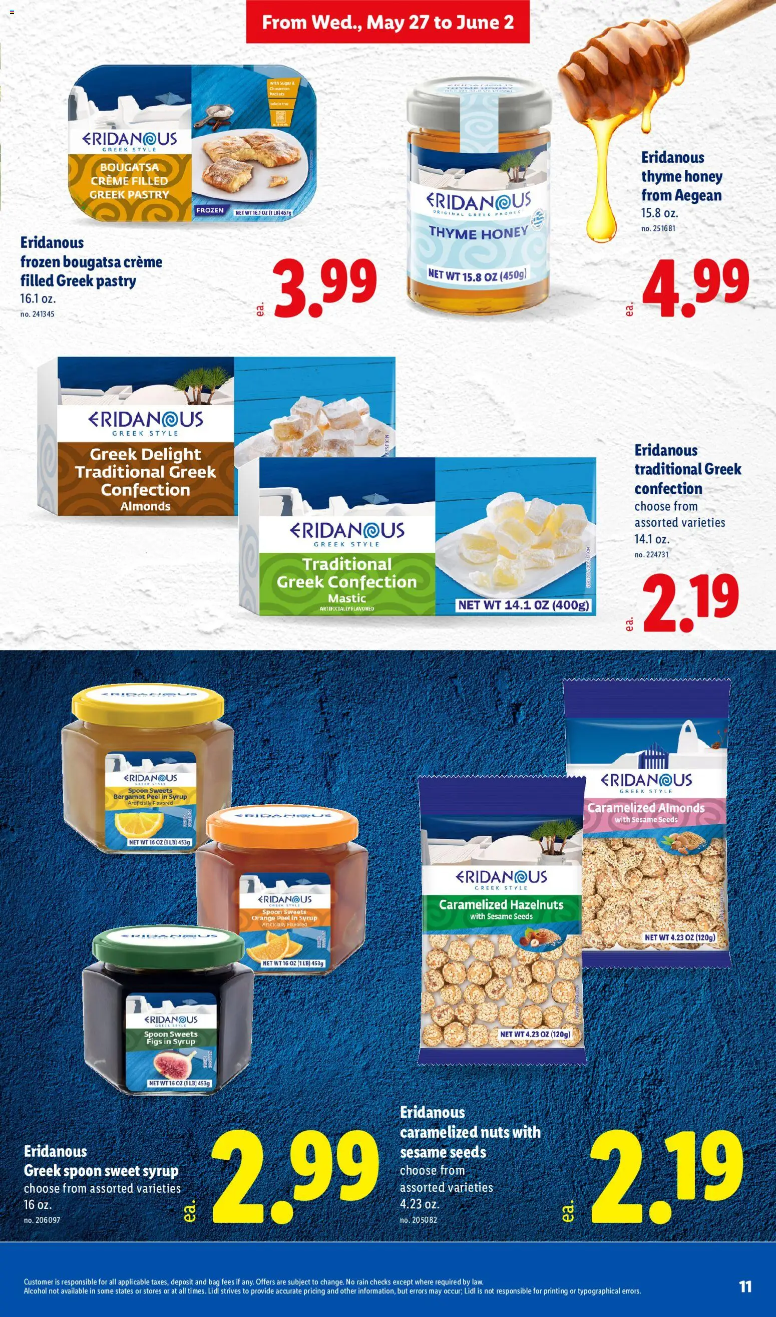 Lidl Weekly Ad - valid from 27.05.2026 | Page: 11 | Products: Nuts, Sugar, Bag