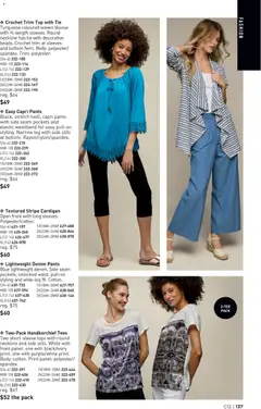Preview of Avon Brochure Campaign from shop Avon valid from 04.06.2026 | Page: 137 | Products: Cardigan, Shoes, T-shirt, Pants