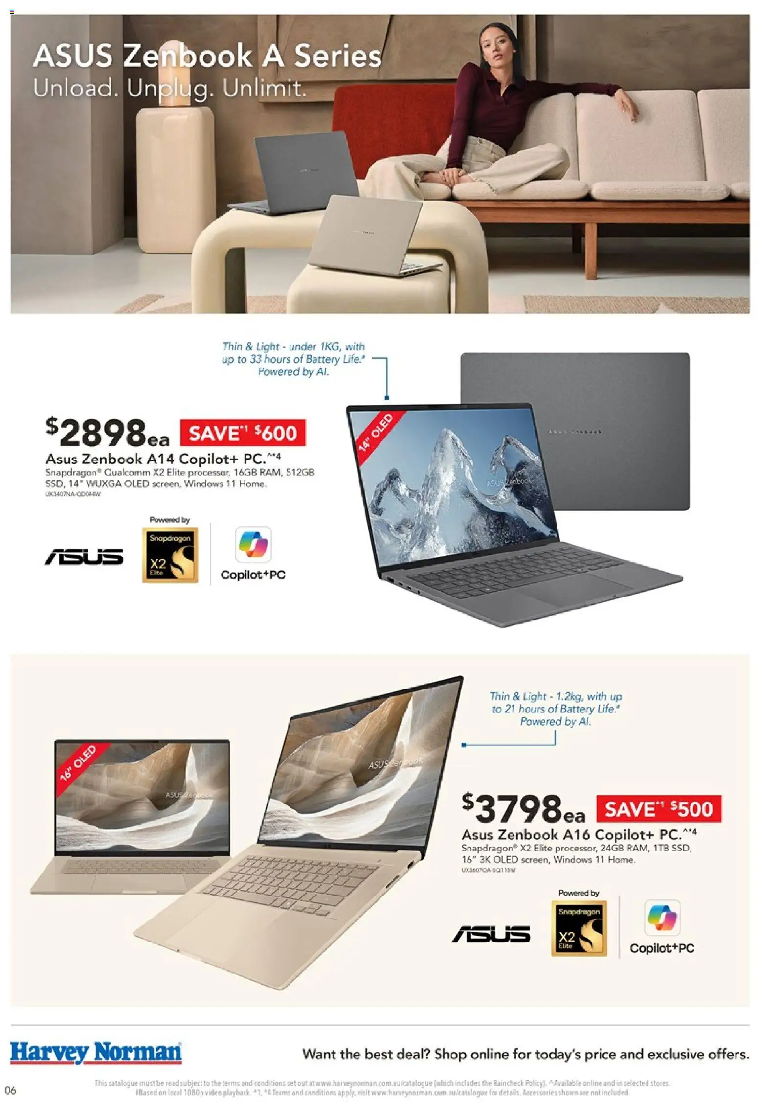 Harvey Norman catalogue - valid from 22/09/2026 | Page: 6 | Products: Light, Accessories, Pc, Video
