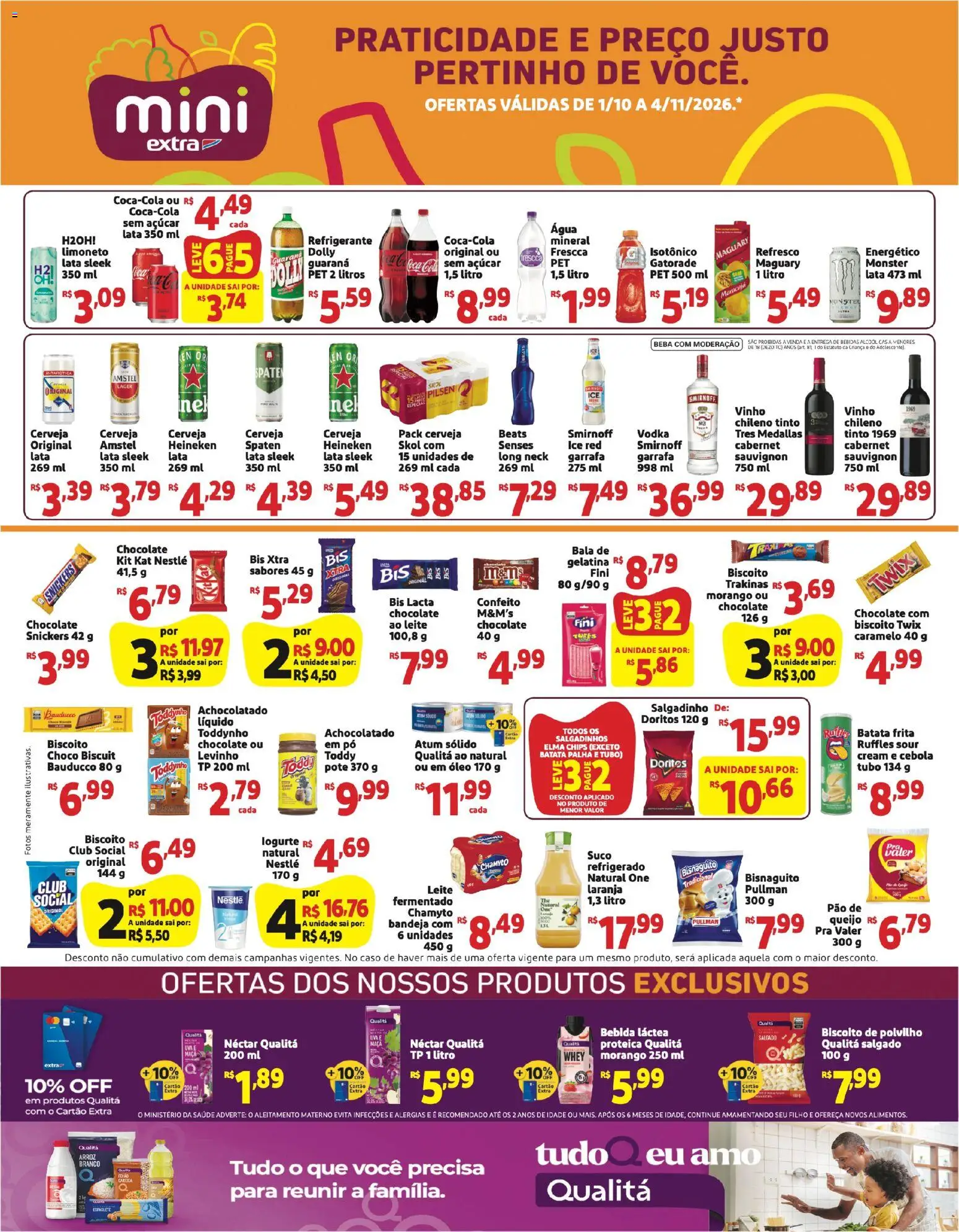 Mini Extra ofertas Mensal Quinta-feira 1 Outubro