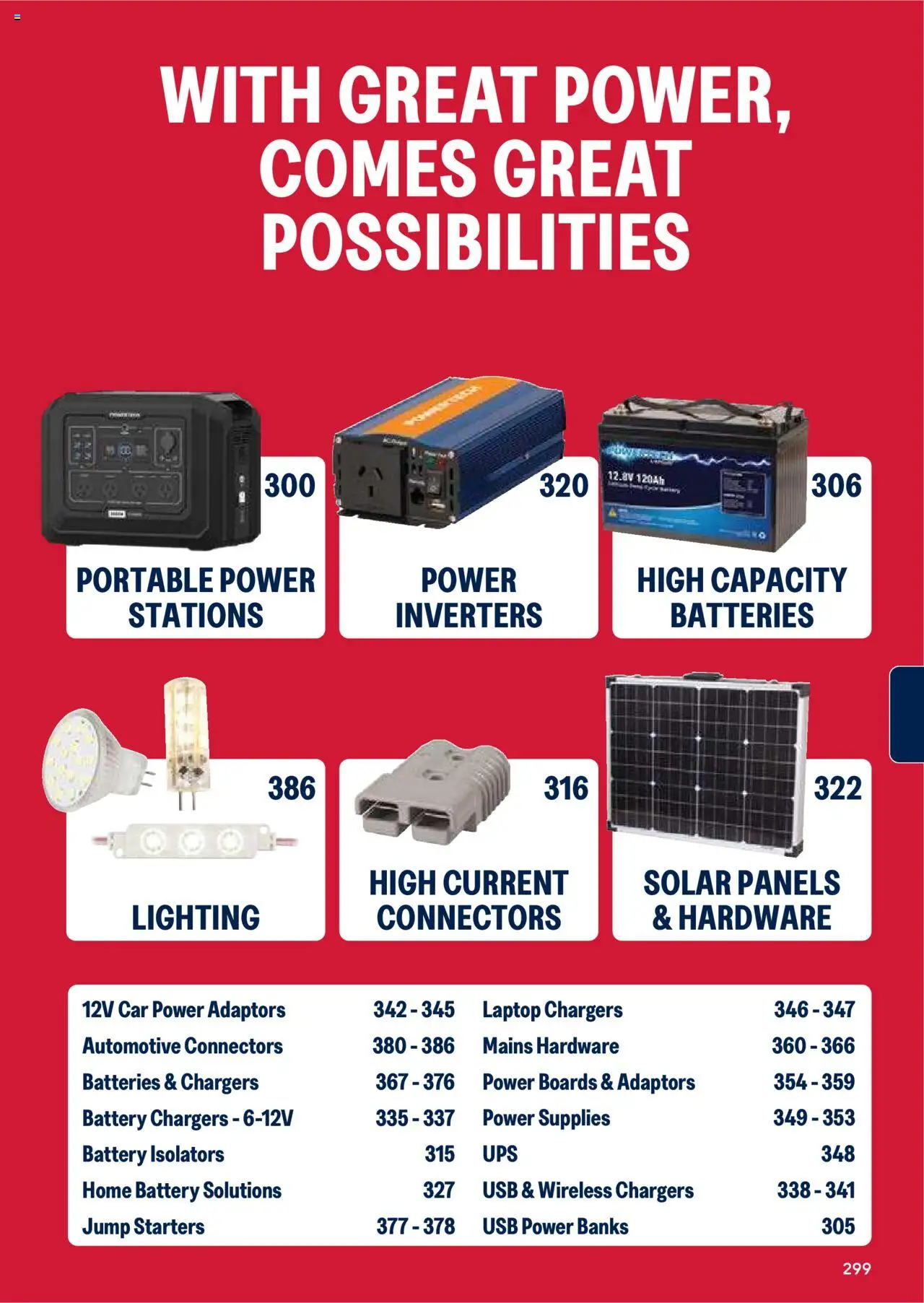 Jaycar catalogue - valid from 09/07/2025 | Page: 299 | Products: Battery, Laptop, Portable, Lighting