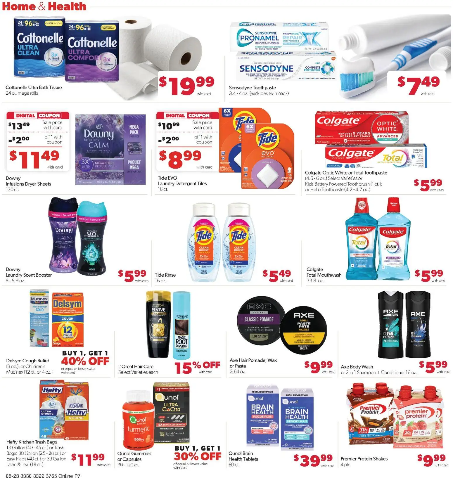 Family Fare Weekly Ad - MN - valid from 08/23/2026 | Page: 13 | Products: Laundry detergent, Toothbrush, Mouthwash, Pâté