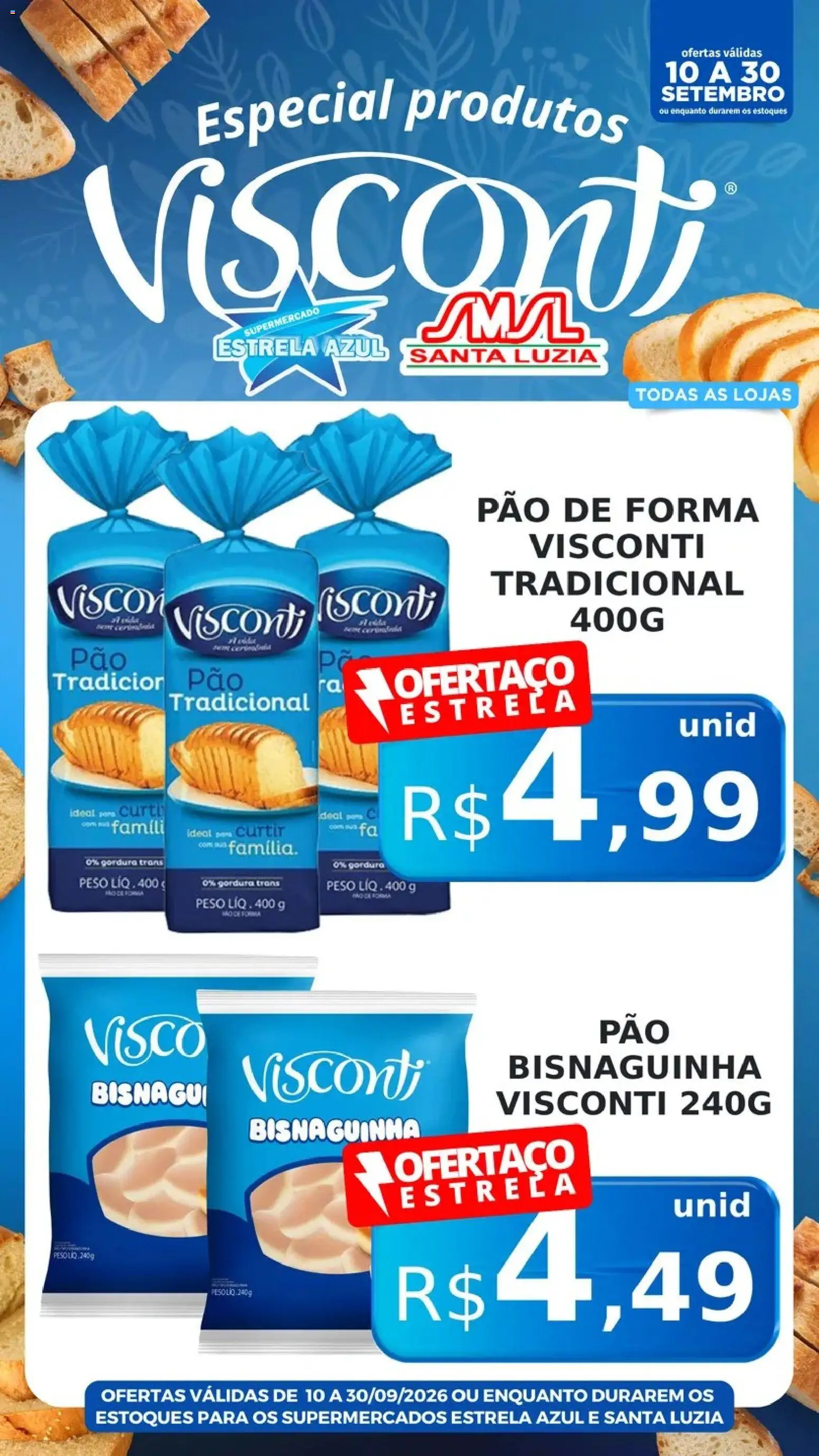Estrela Azul Folheto - válido de 10/09/2026 | Página: 2 | Produtos: Pão, Pão de forma