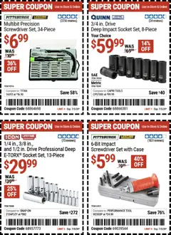 Preview of Harbor Freight weekly ads valid from 06/22/2026 | Page: 25 | Products: Socket, Screwdriver, Case