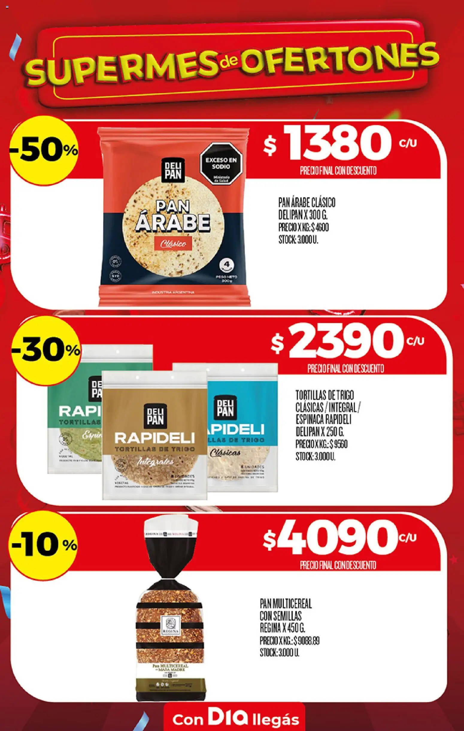 Supermercado DIA Ofertas │ válido desde el 26/08/2026 | Página: 10 | Productos: Semillas, Pan, Espinaca, Tortillas