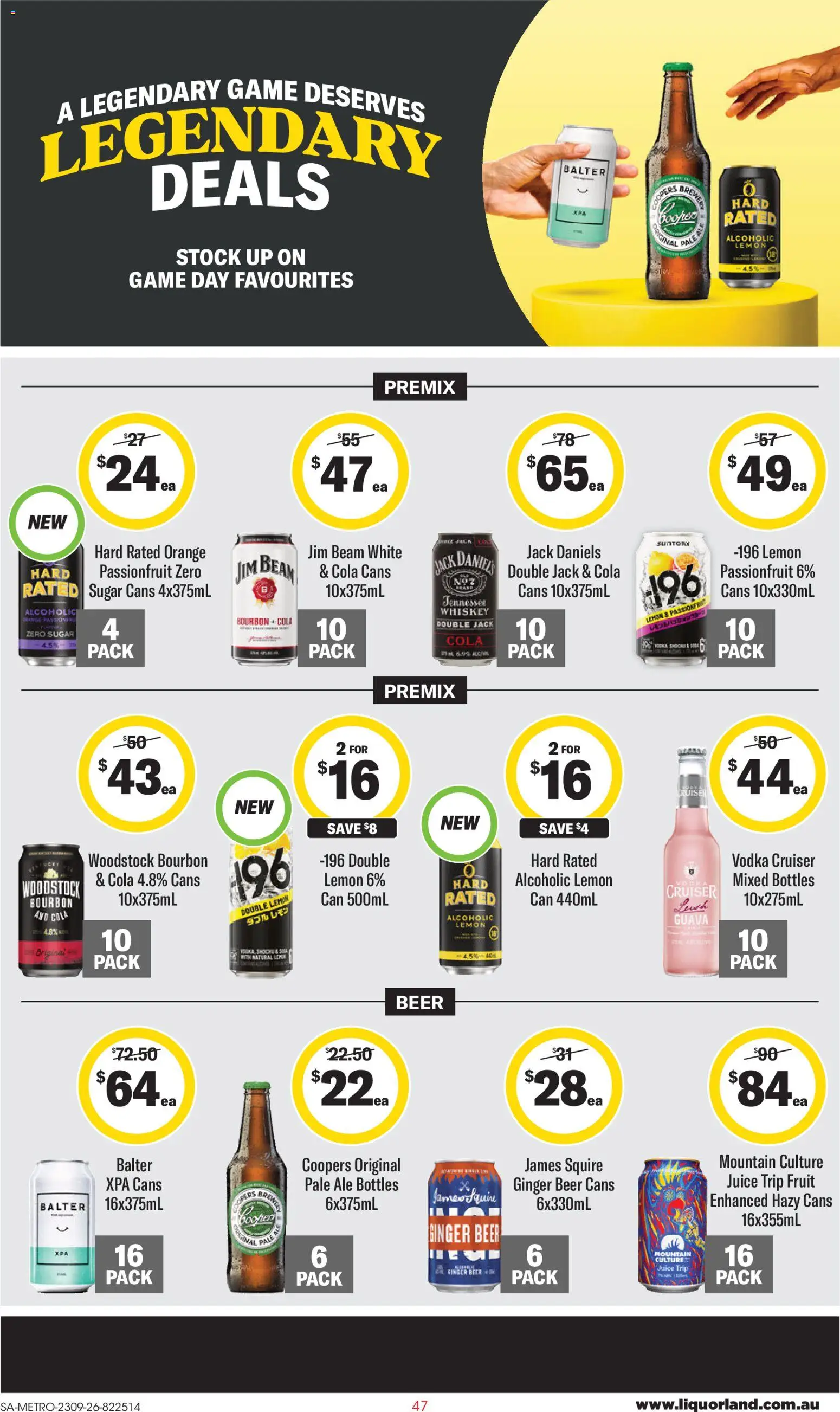 Liquorland catalogue - valid from 23/09/2026 | Page: 2 | Products: Jim Beam, Passionfruit, Whiskey, Fruit