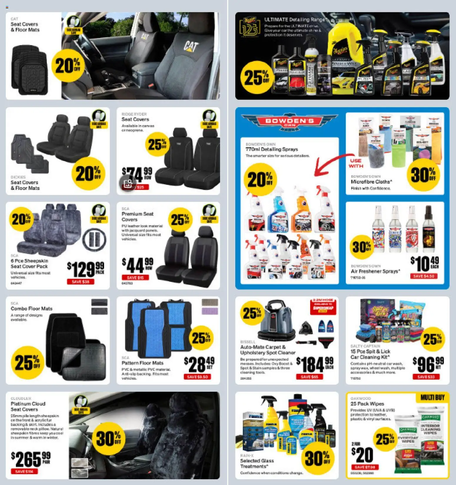 Supercheap Auto catalogue - valid from 08.05.2026 | Page: 8 | Products: Cleaner, Sheepskin, Air freshener, Pillow