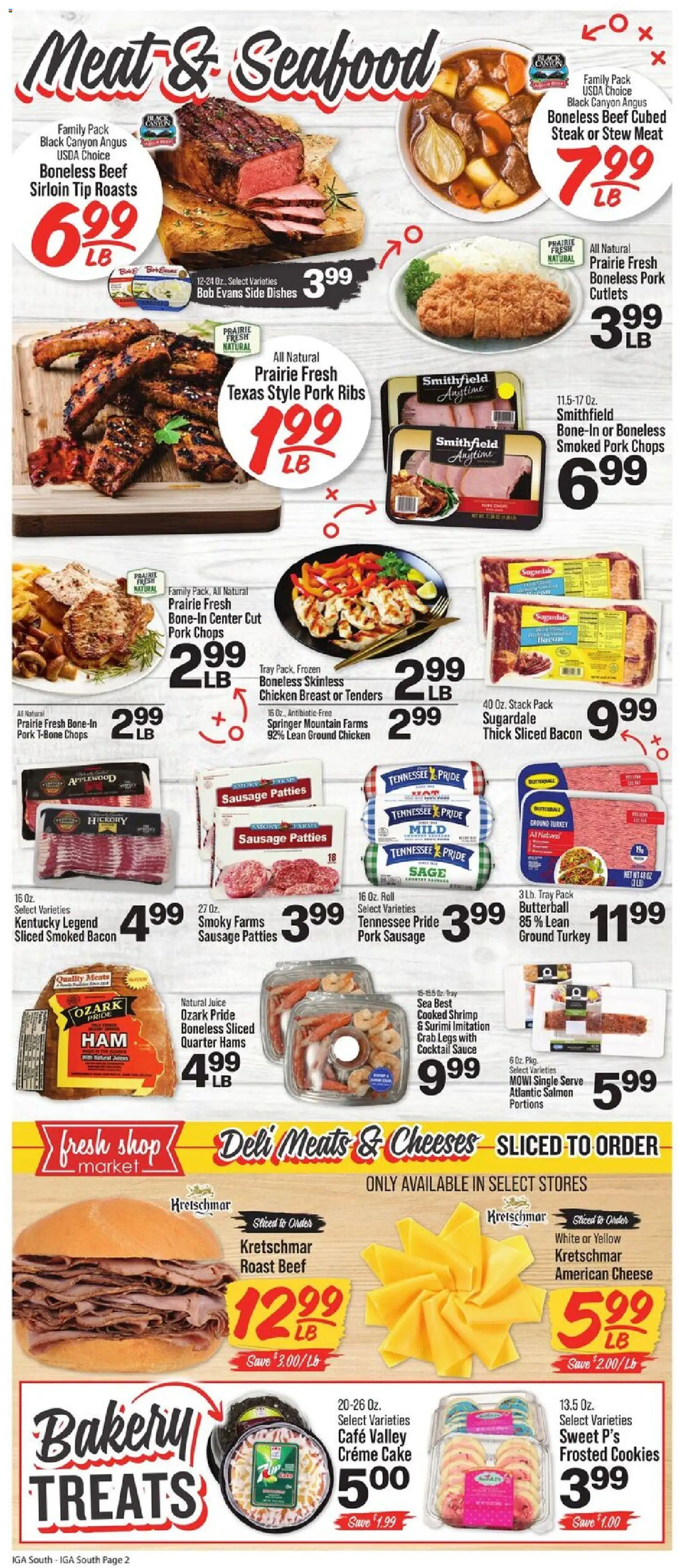 IGA Weekly Ad - valid from 09/16/2026 | Page: 3 | Products: Shrimp, Juice, Pork, Sauce