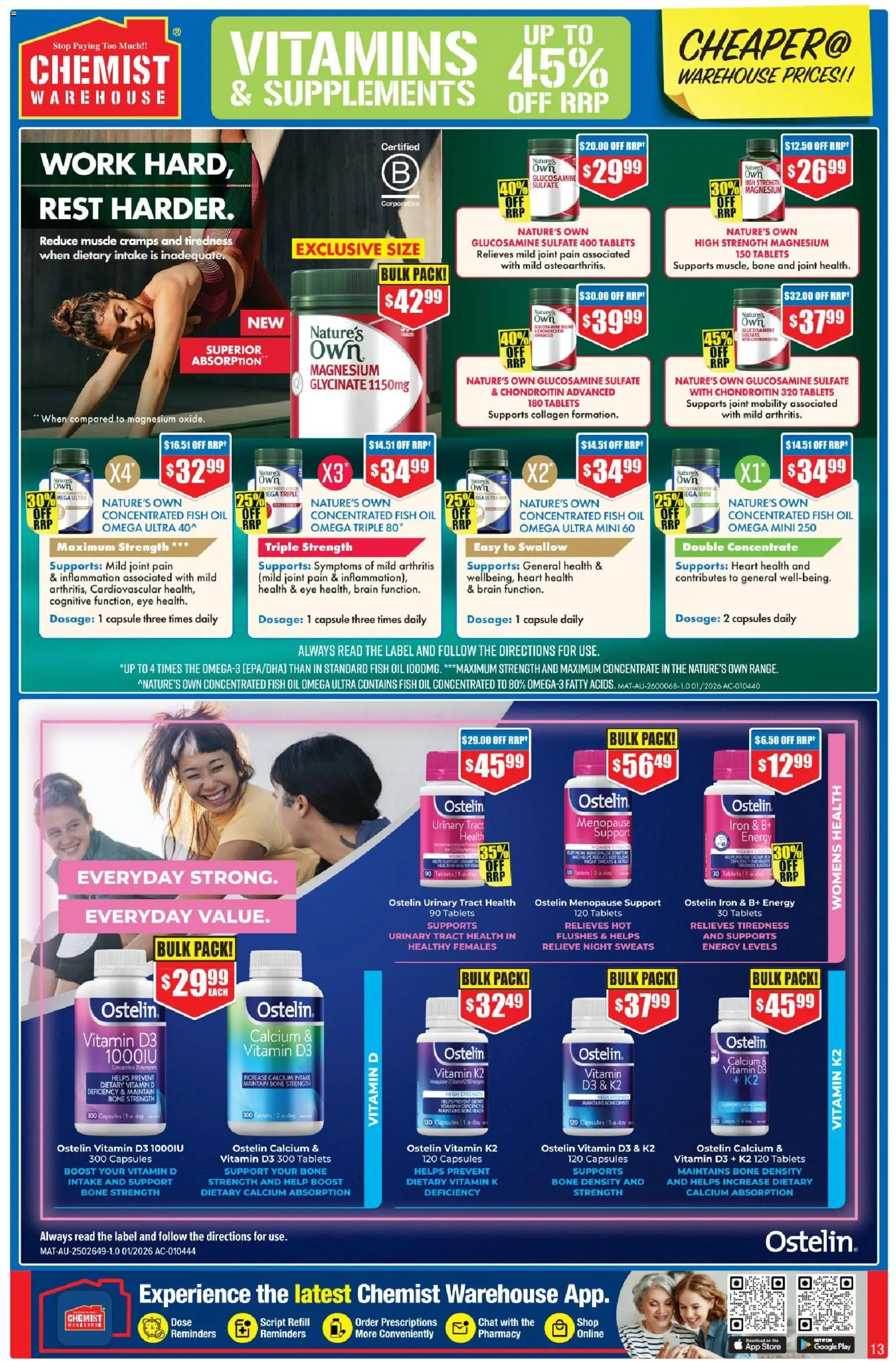 Chemist Warehouse catalogue - valid from 23.04.2026 | Page: 13 | Products: Oil, Tablet, Iron, Tablets
